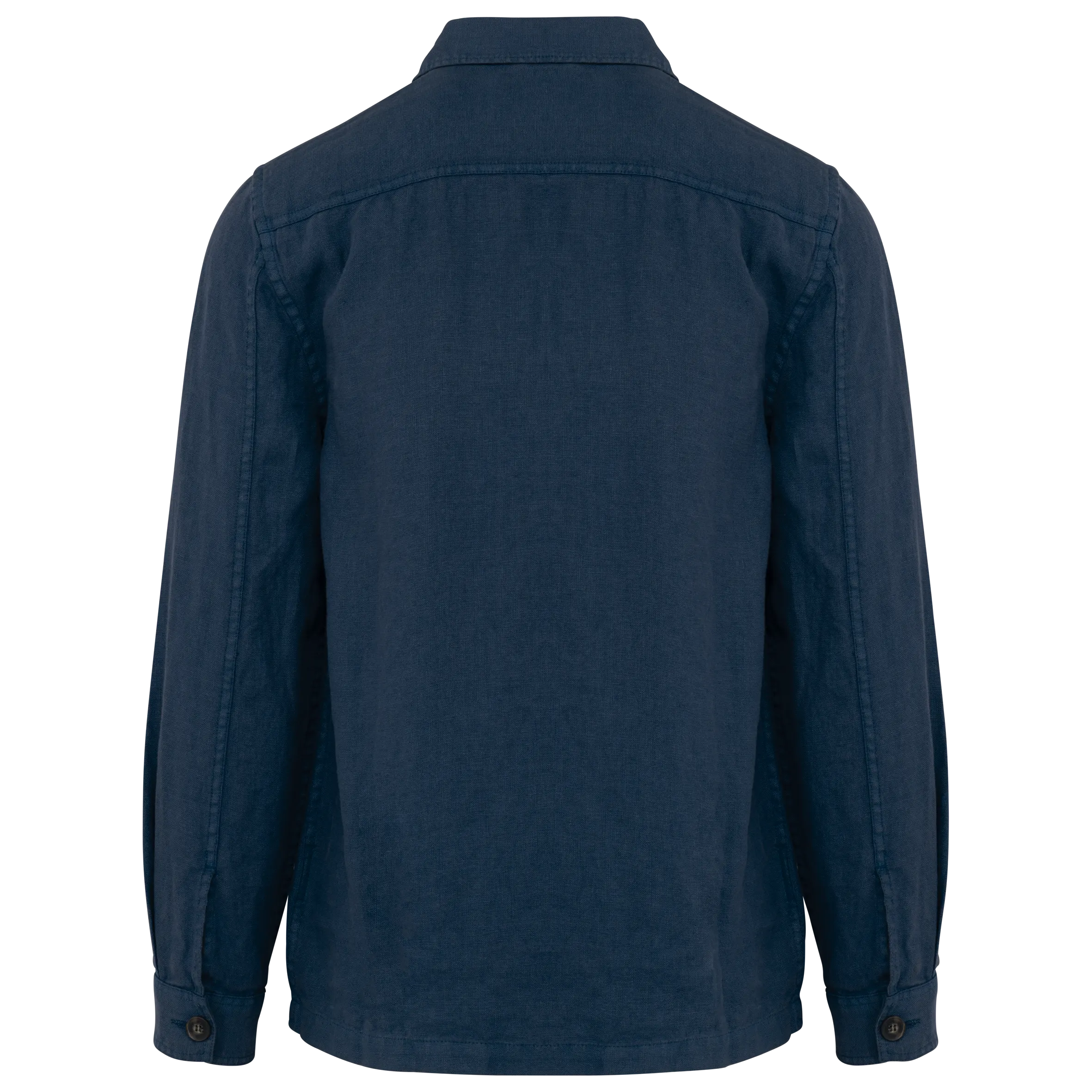 Sobrecamisa efecto lavado de lino hombre