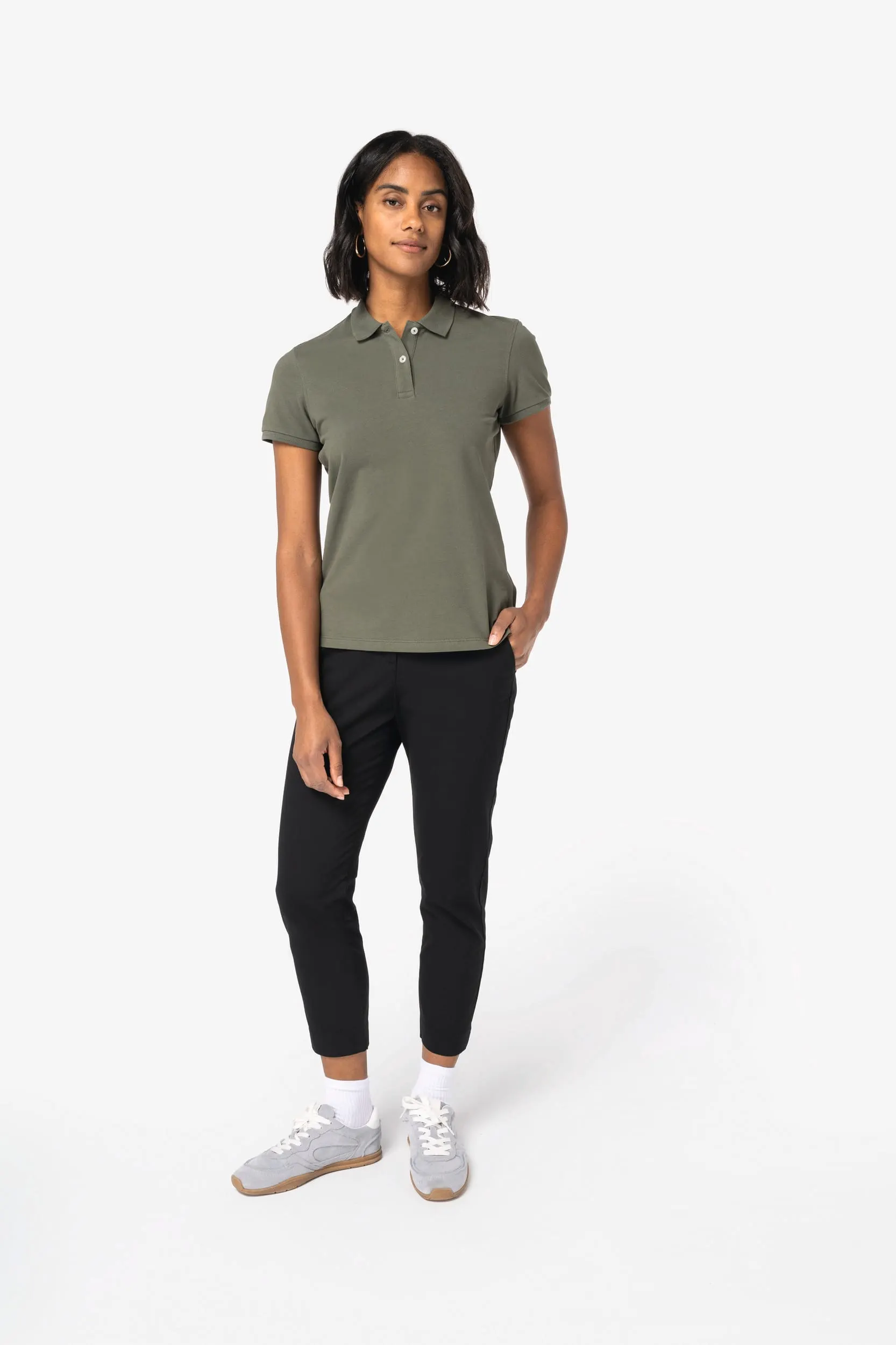 Pantalón chino 7/8 ecorresponsable mujer