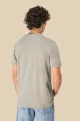 Camiseta ecorresponsable algodón orgánico y lino unisex