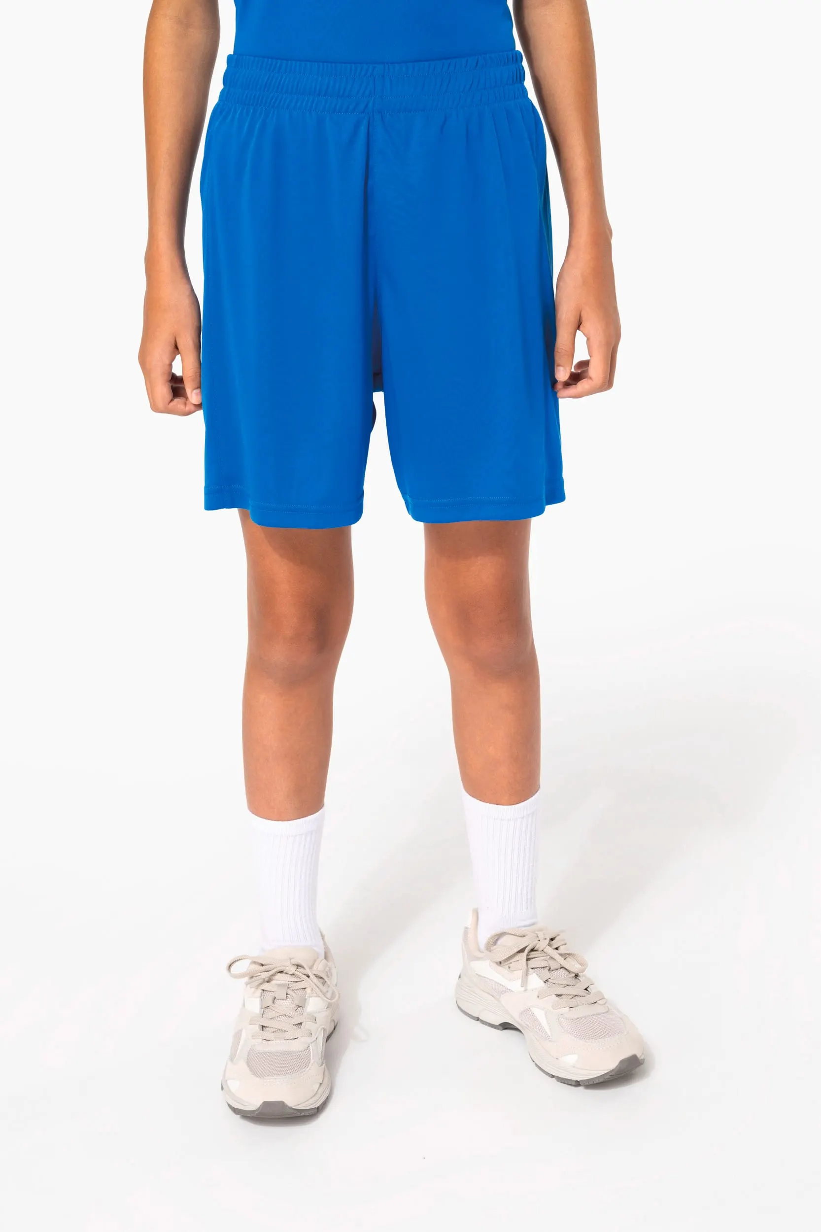 Pantalón corto multideporte de poliéster infantil