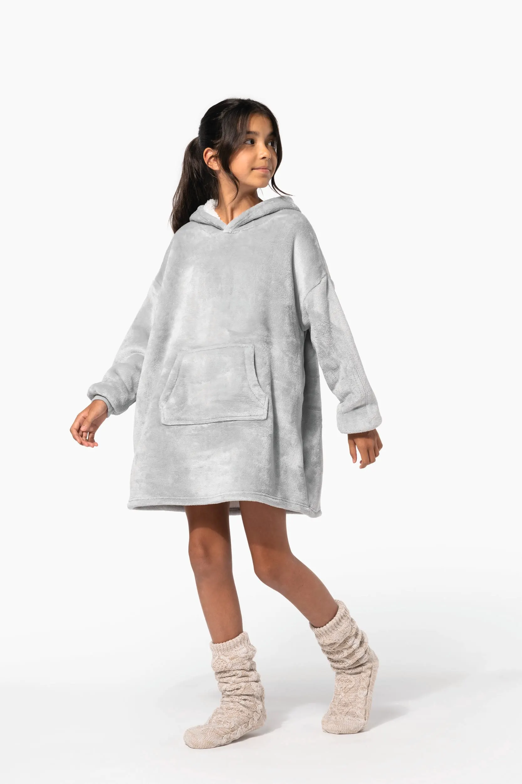 Poncho tipo manta infantil