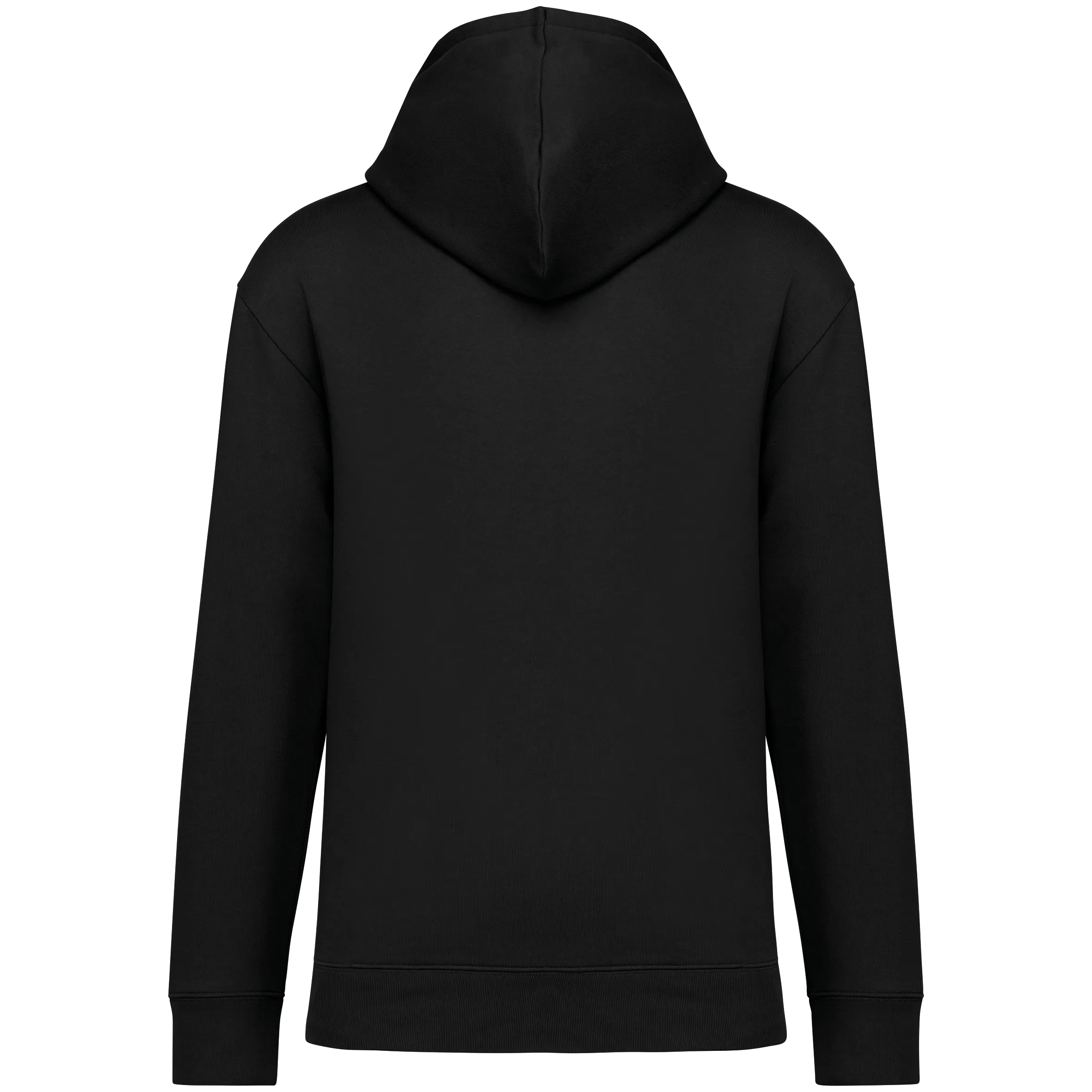 Sudadera ecorresponsable con capucha y hombros caídos felpa perchada unisex
