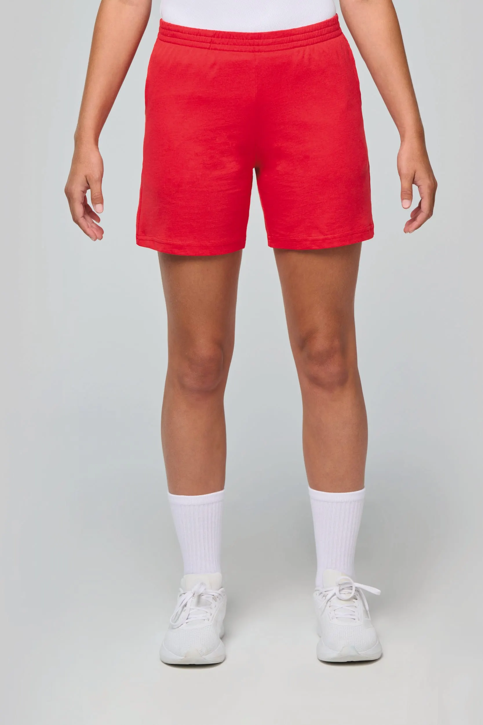 Short de punto jersey deportivo mujer