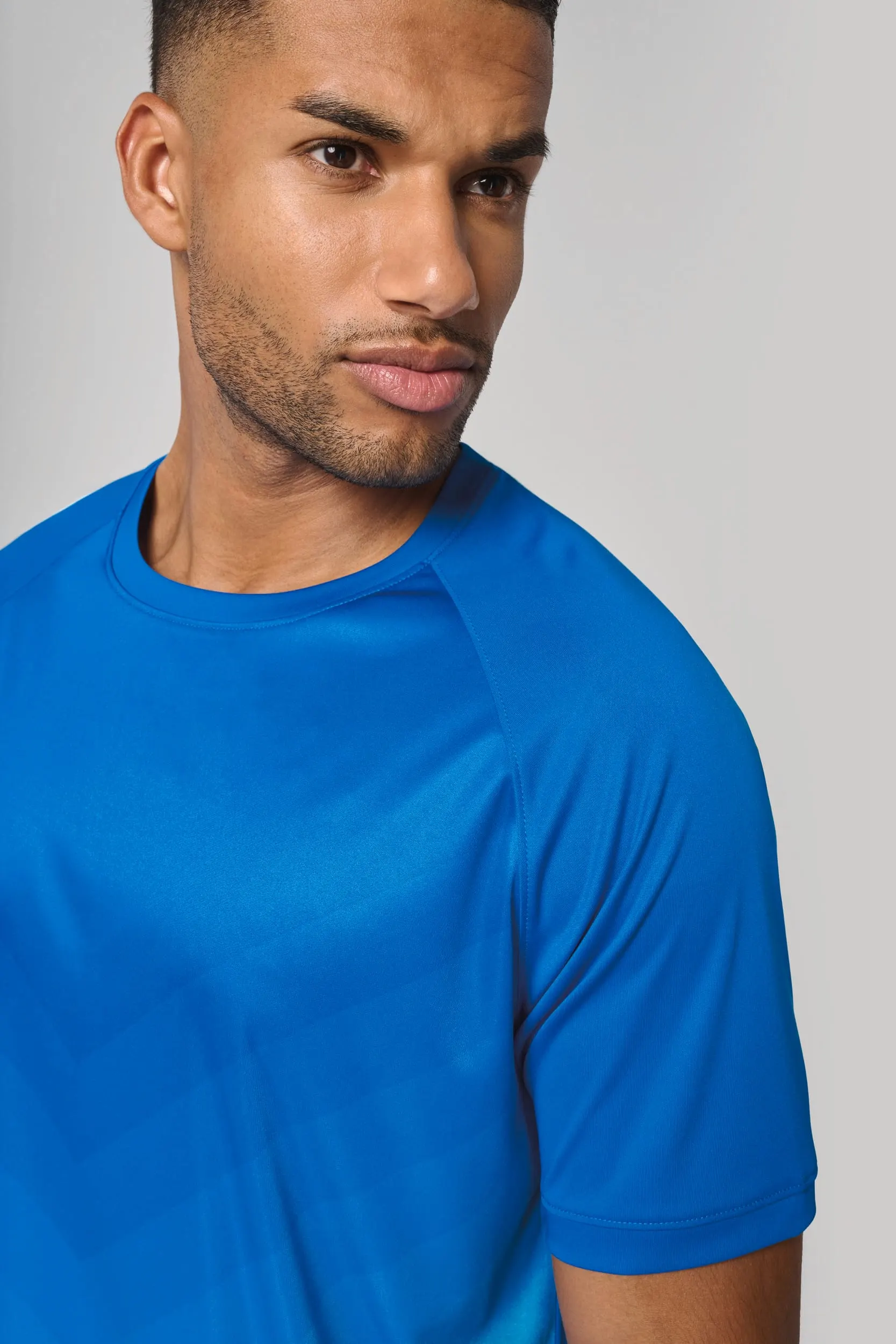 Camiseta multideporte de poliéster realzado unisex