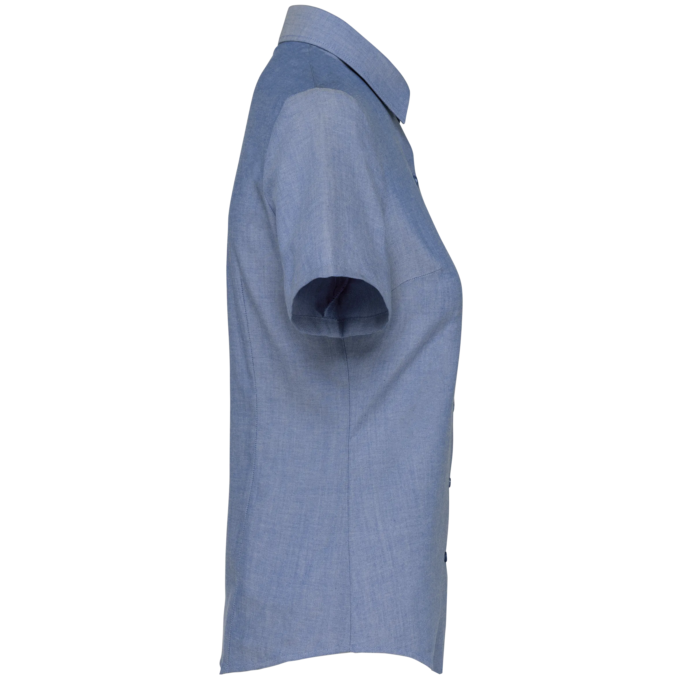 Camisa oxford manga corta mujer