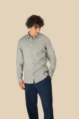 Camisa de lino hombre