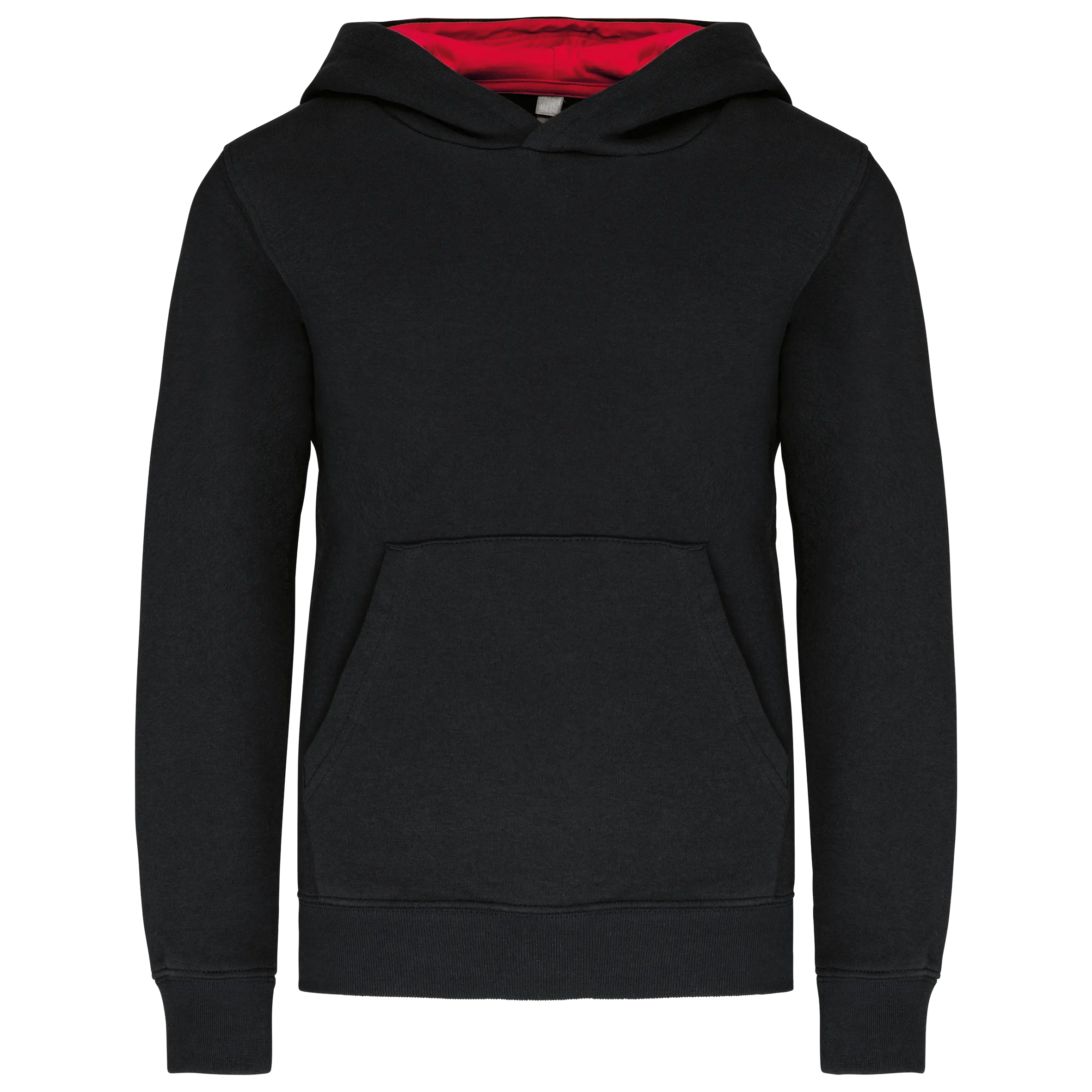 Sudadera capucha contrastada niños