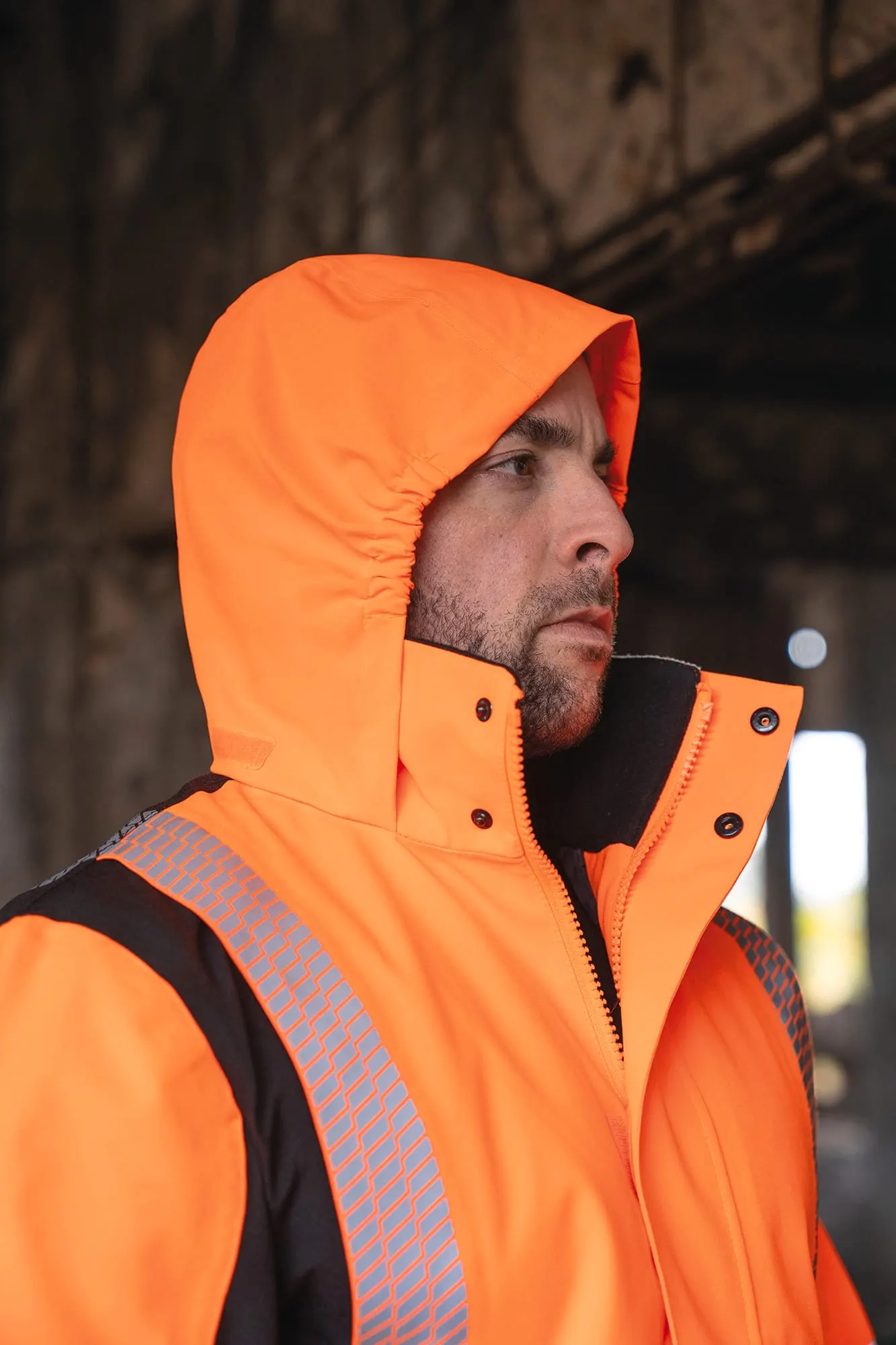 Chaqueta de lluvia de alta visibilidad Copenhage