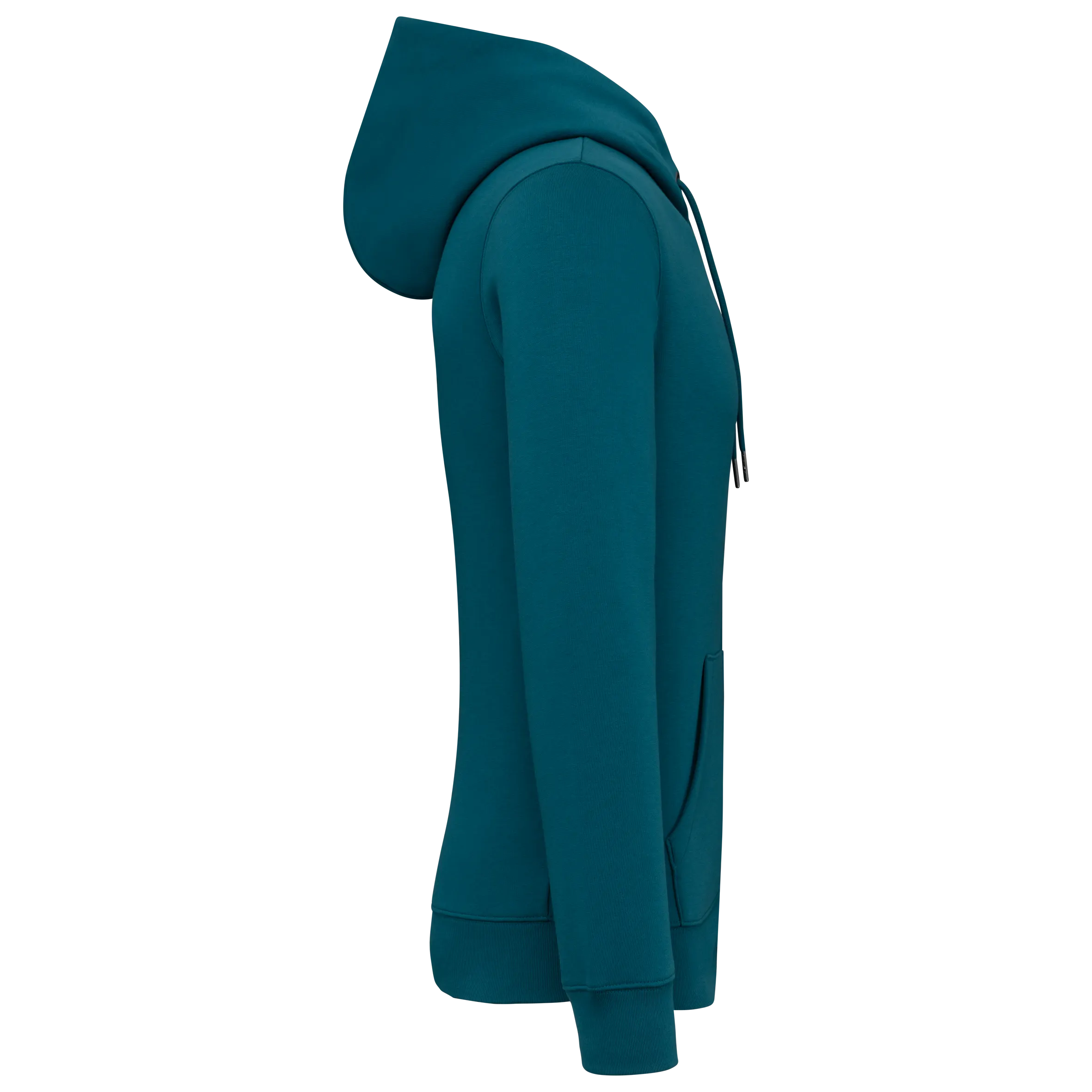 Sudadera ecorresponsable con cremallera y capucha unisex