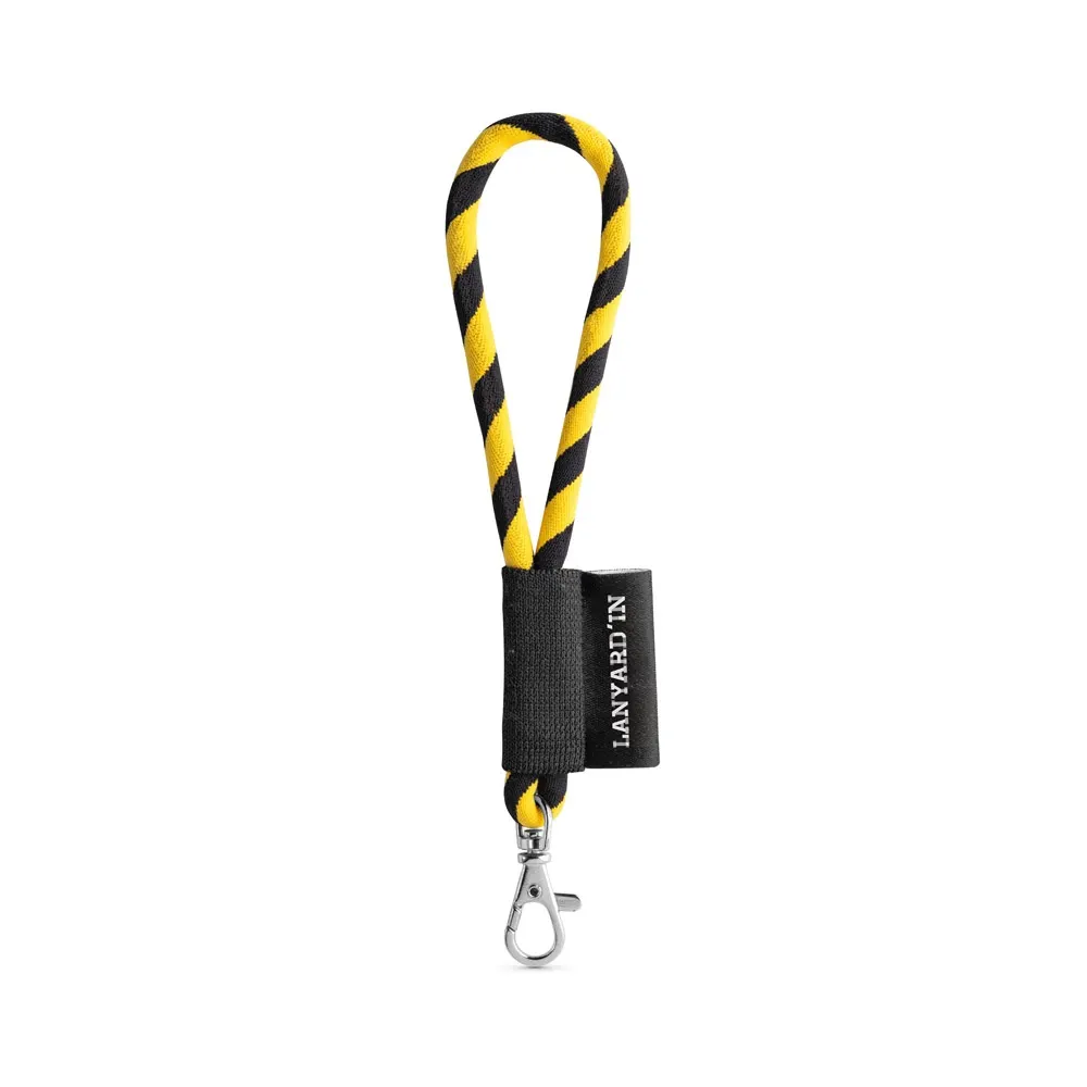 75090. SET Lanyard TUBE Short (Ø 7 mm) con mosquetón de 9 mm