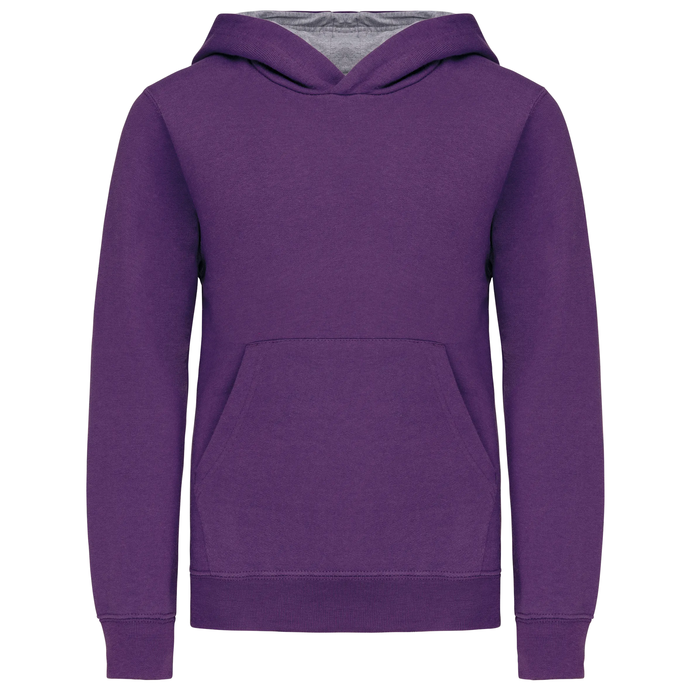 Sudadera capucha contrastada niños