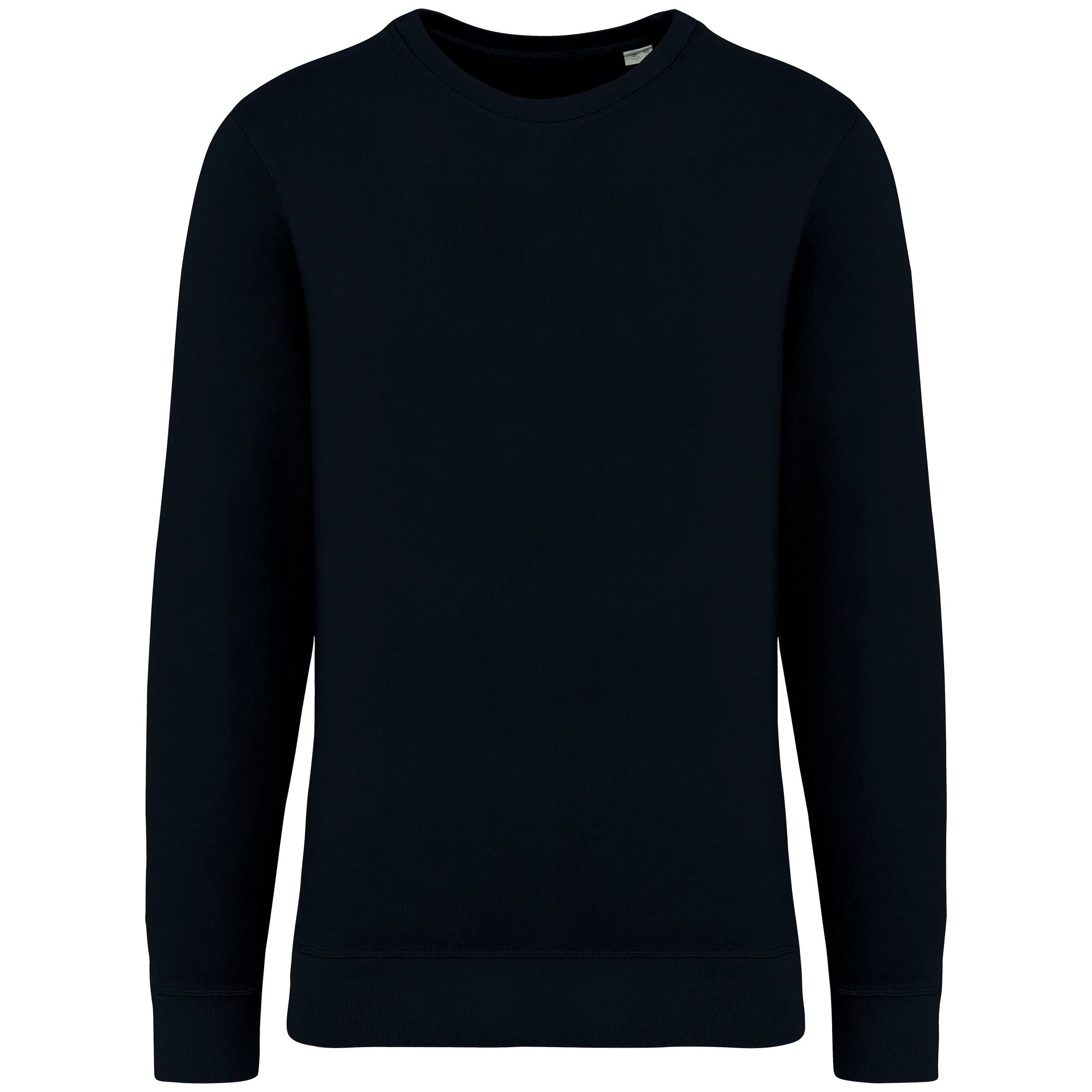 Sudadera ecorresponsable de cuello redondo French Terry unisex
