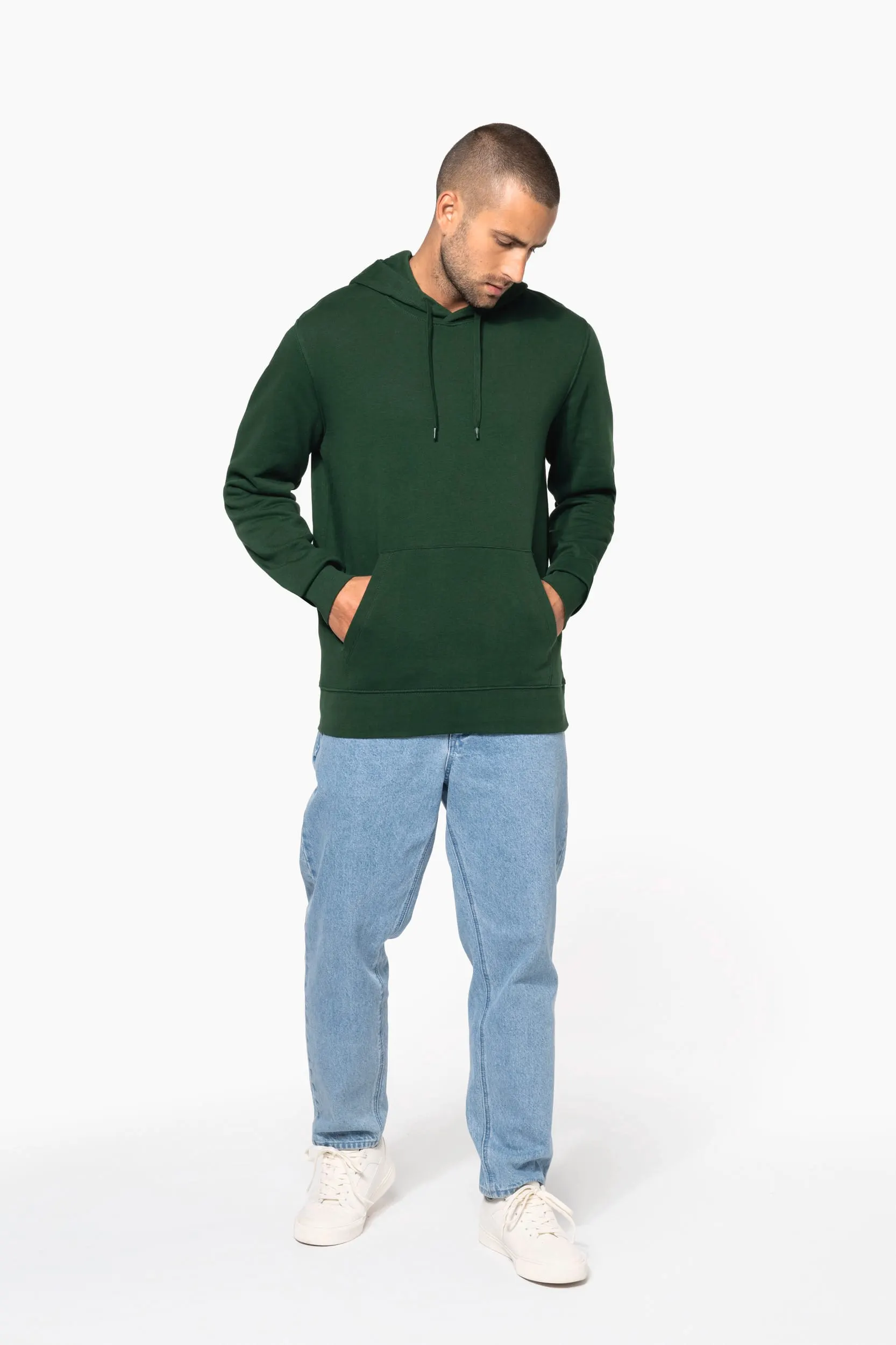 Sudadera capucha ecorresponsable hombre