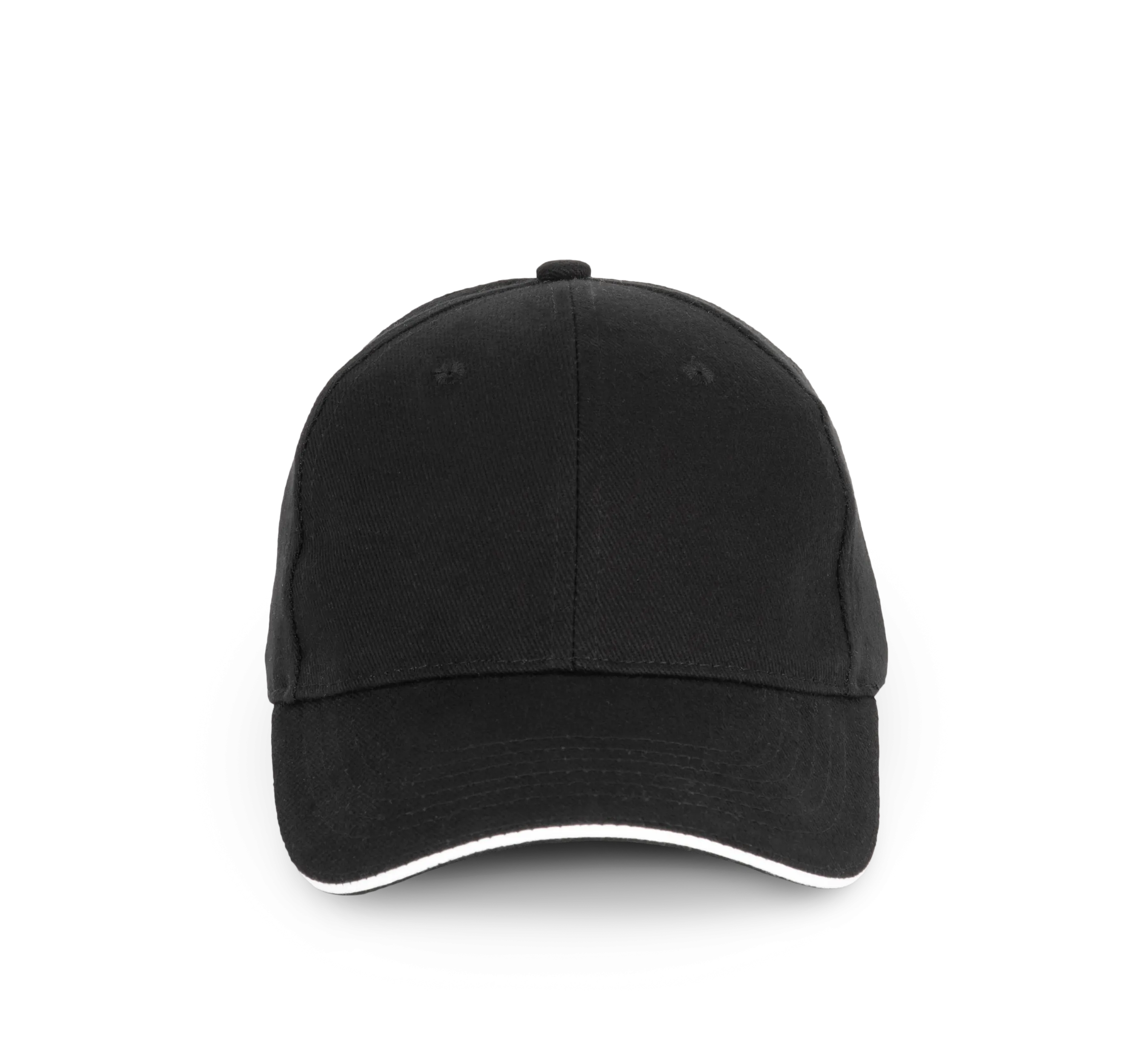 Gorra algodón orgánico con sándwich contrastado - 6 paneles