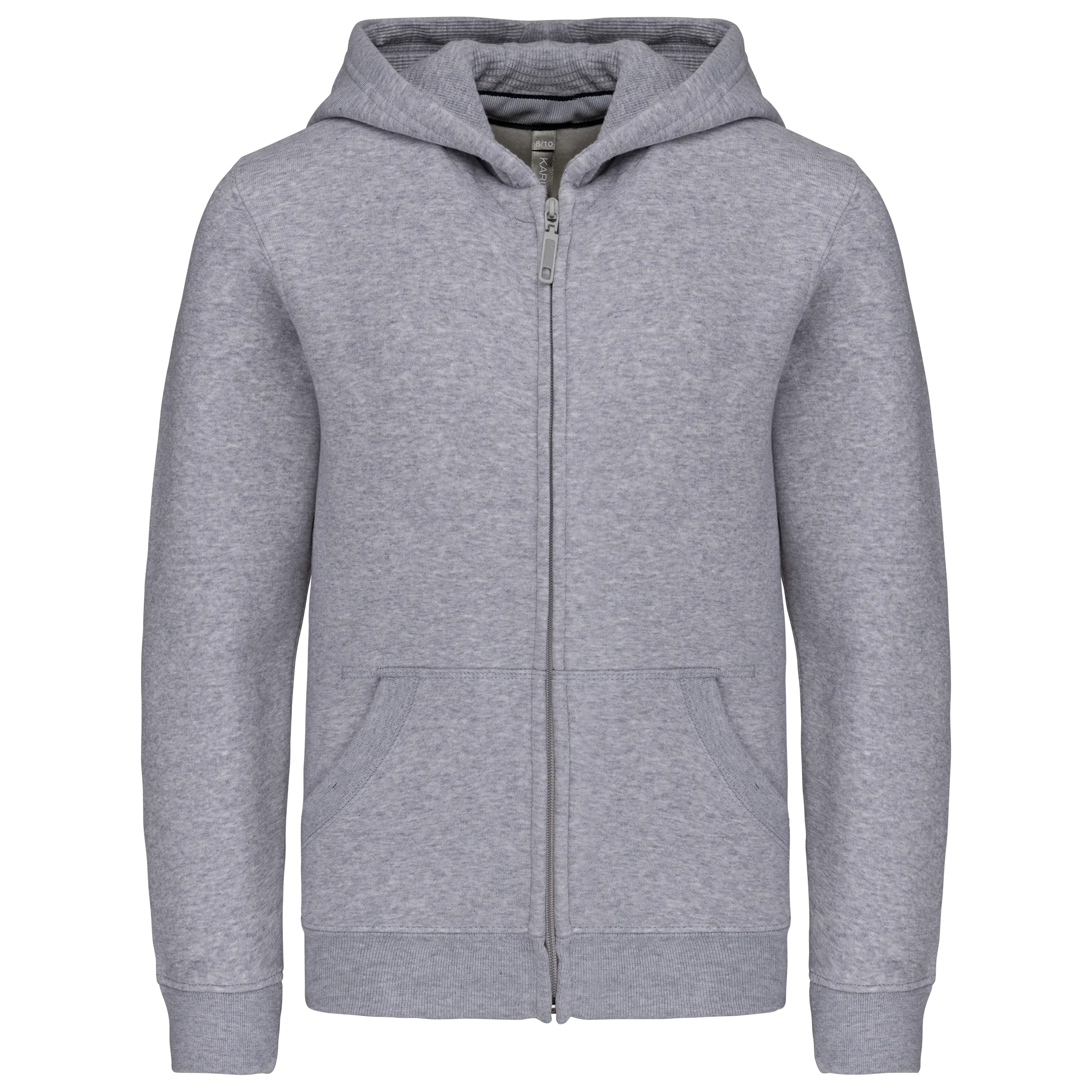 Sudadera capucha y cremallera niños