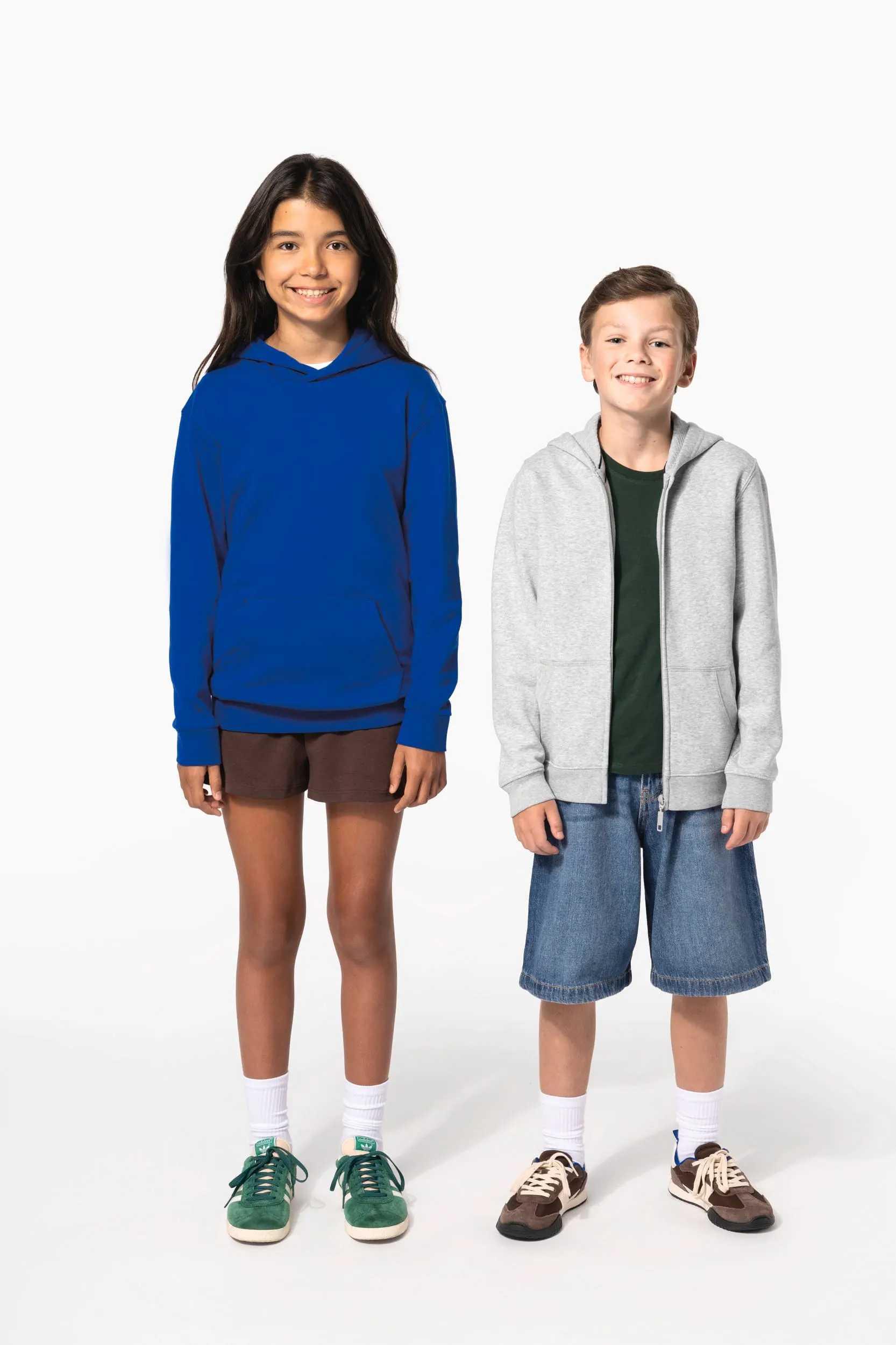 Sudadera reciclada con capucha infantil