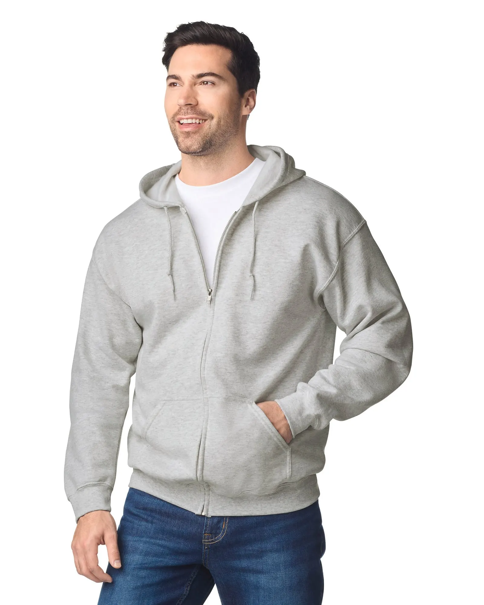 Sudadera Heavy Blend™ capucha y cremallera hombre