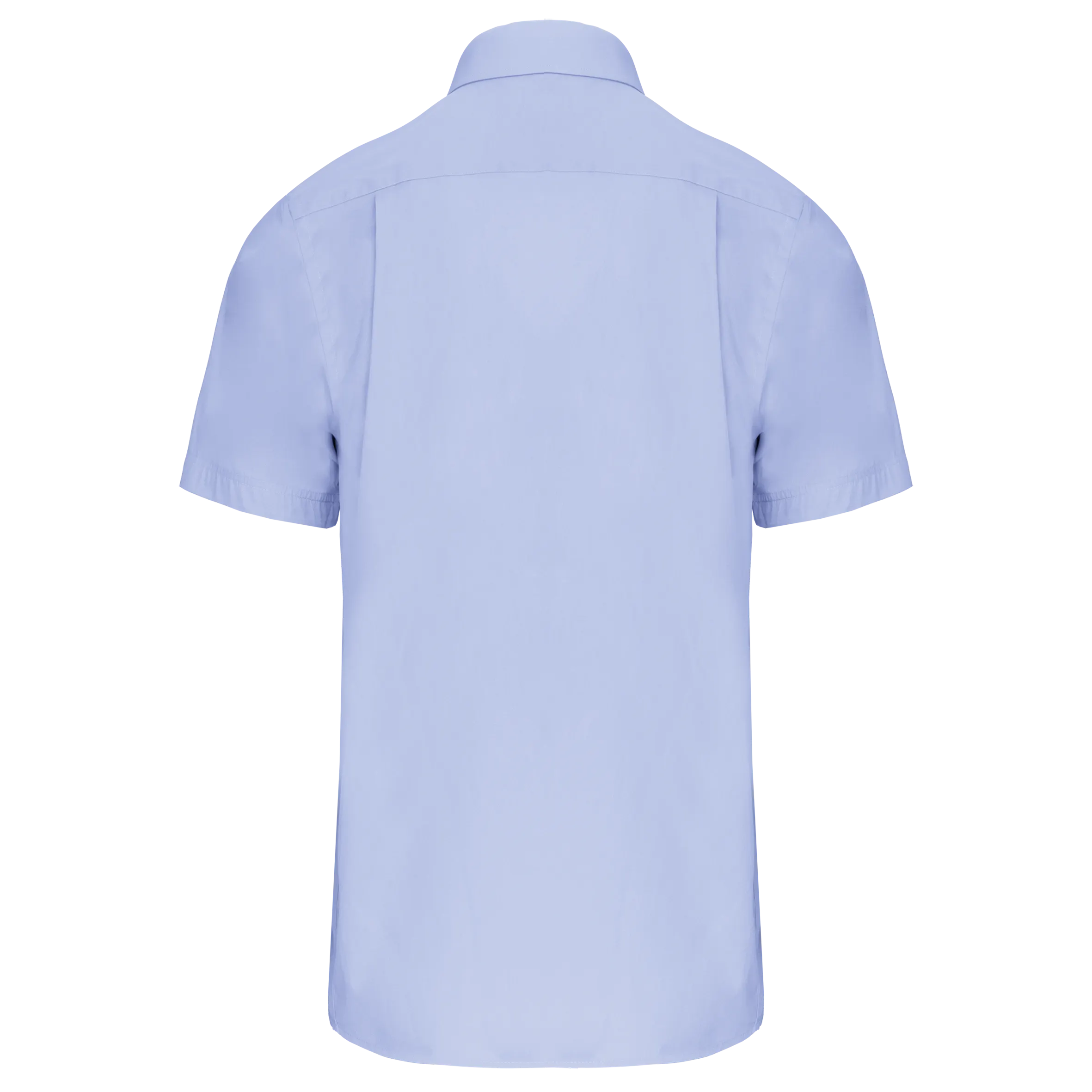 Camisa popelina manga corta hombre