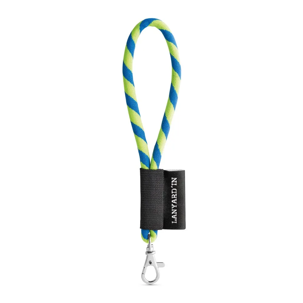 75090. SET Lanyard TUBE Short (Ø 7 mm) con mosquetón de 9 mm