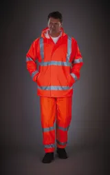 Chaqueta Alta Visibilidad Soft Flex transpirable para lluvia