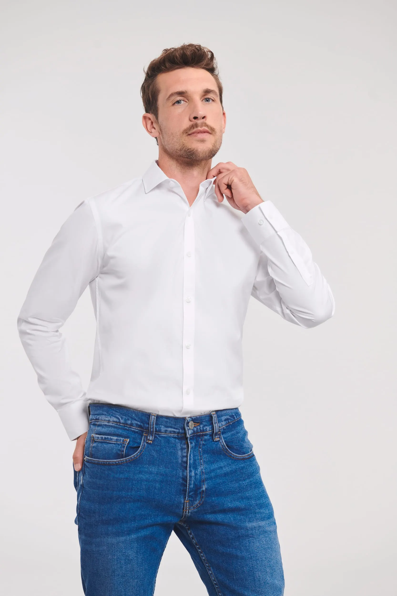 Camisa Ultimate Stretch manga larga hombre