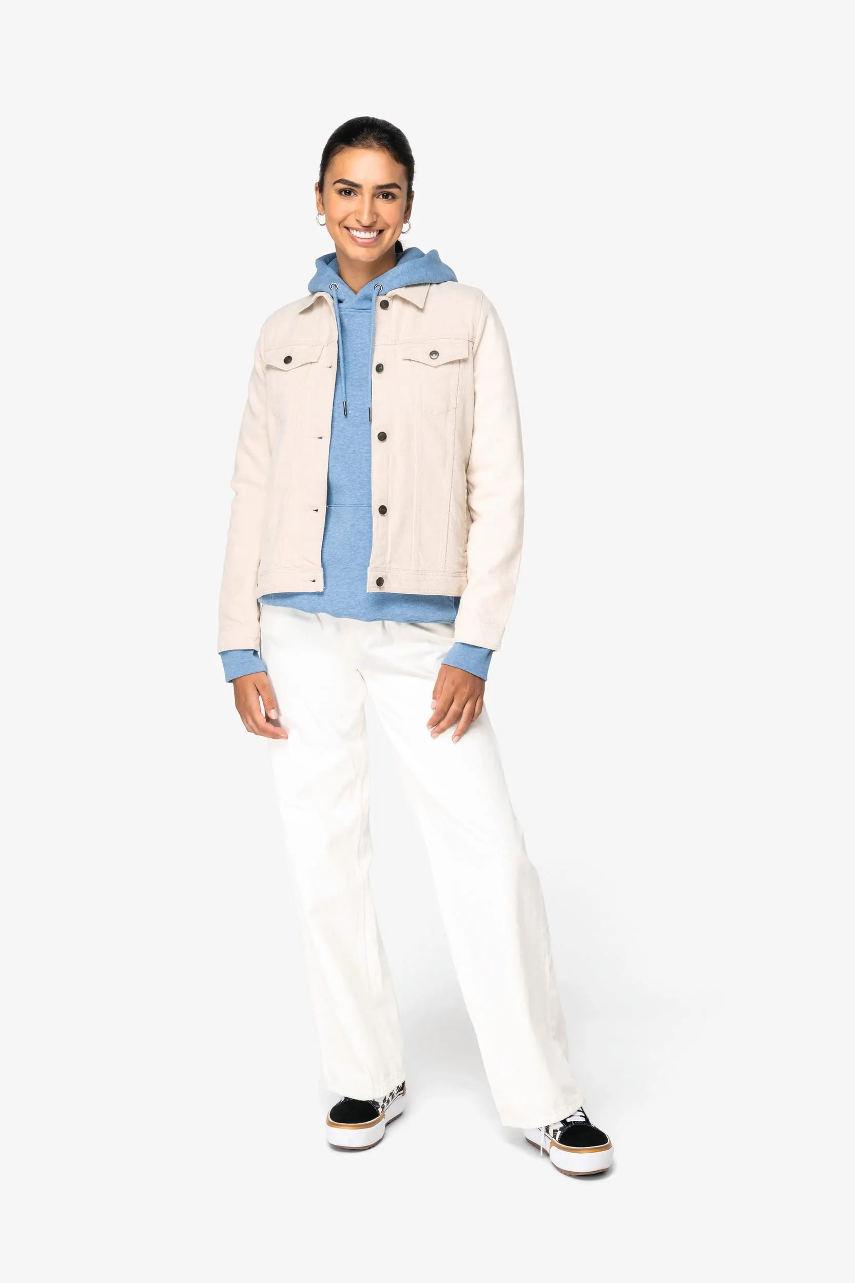 Chaqueta ecorresponsable de cáñamo mujer