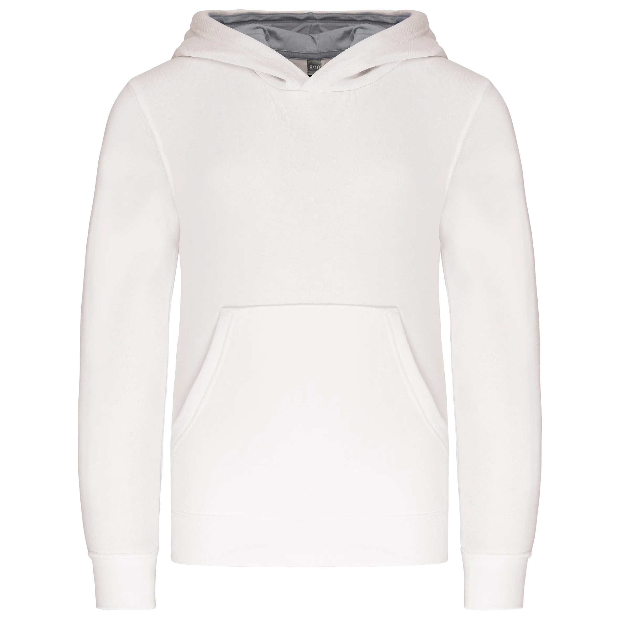 Sudadera capucha contrastada niños