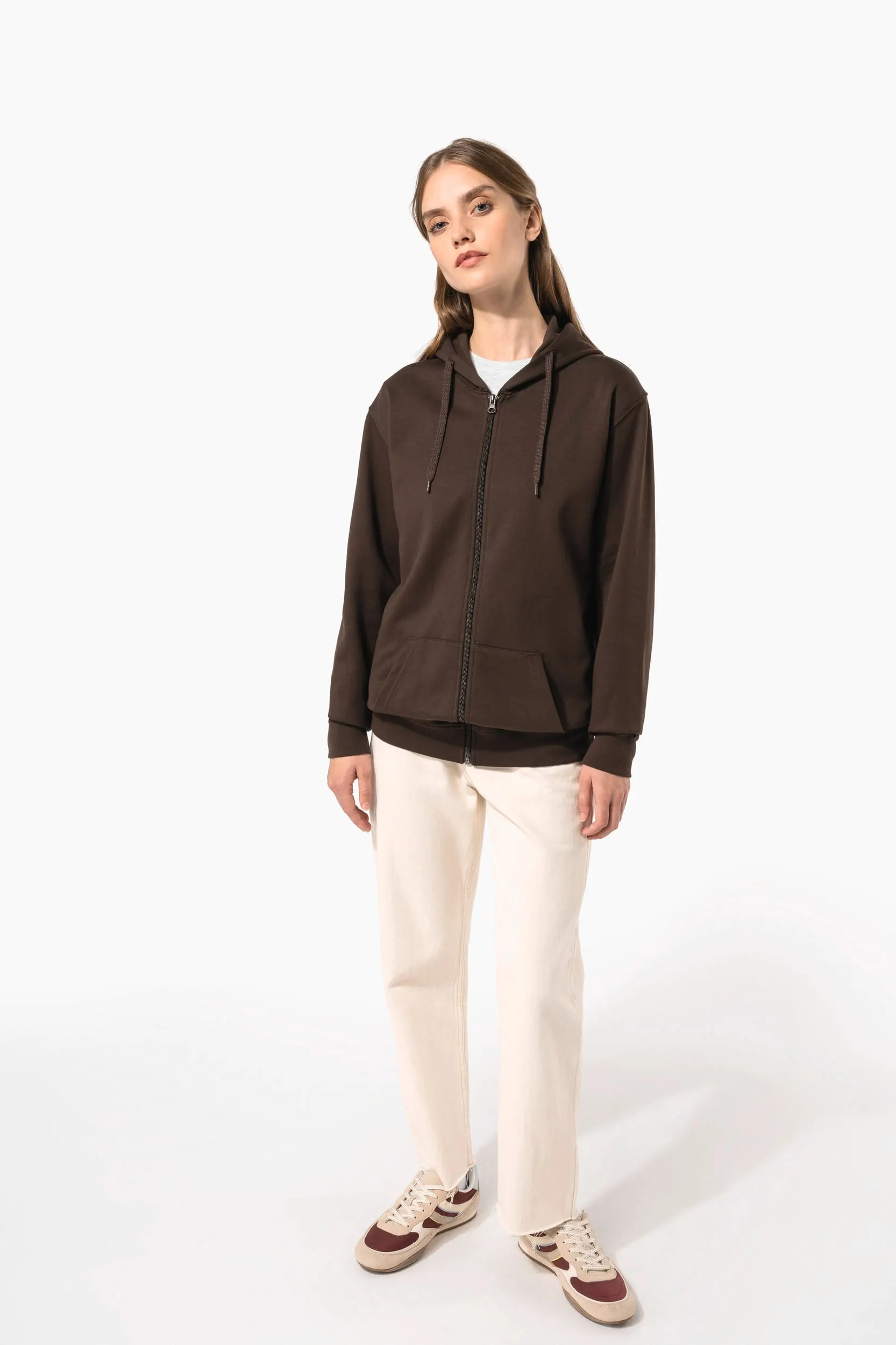 Sudadera capucha y cremallera unisex