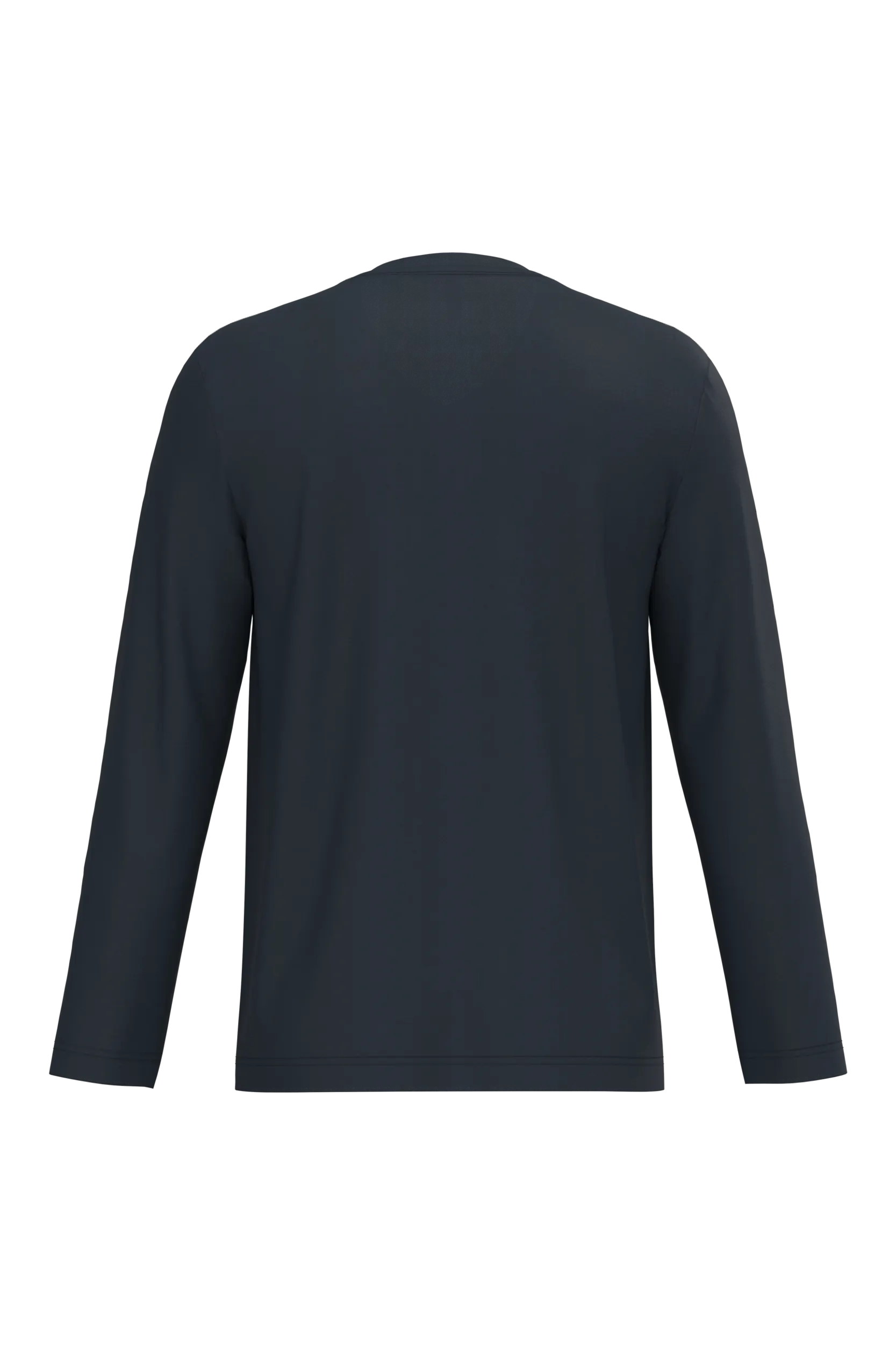Camiseta manga larga y cuello de pico hombre