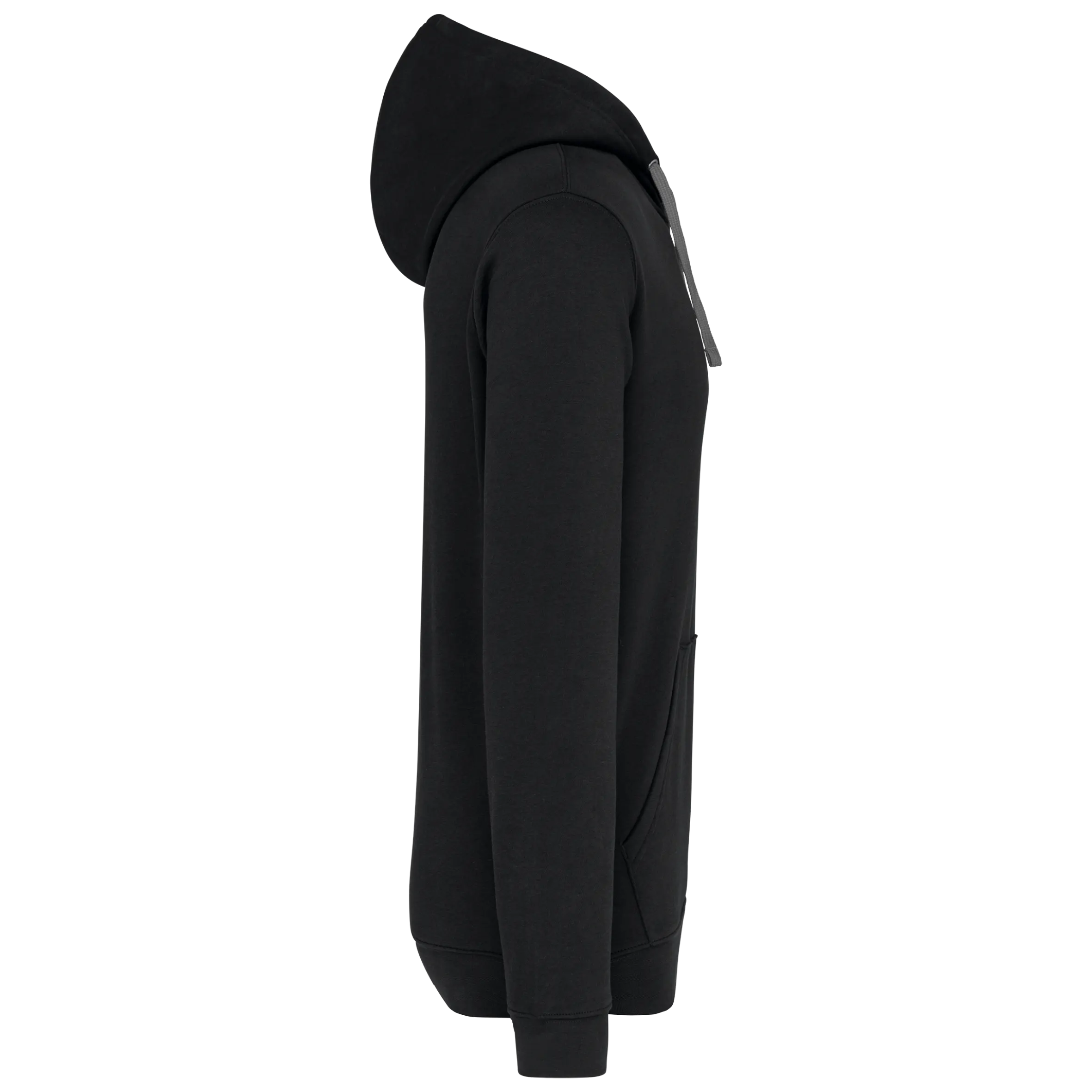 Sudadera capucha contrastada hombre