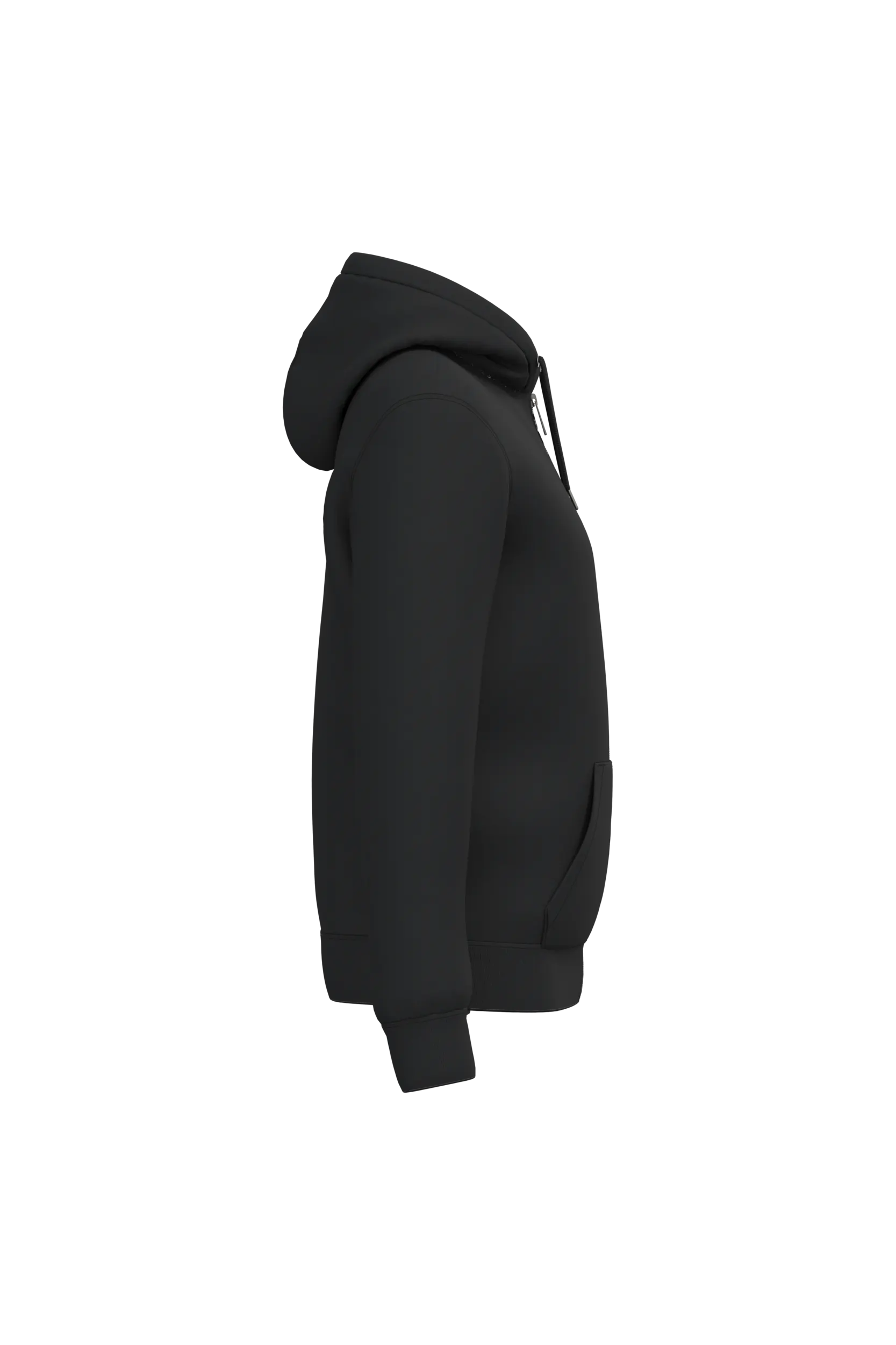 Sudadera ecorresponsable con cremallera y forro de sherpa unisex