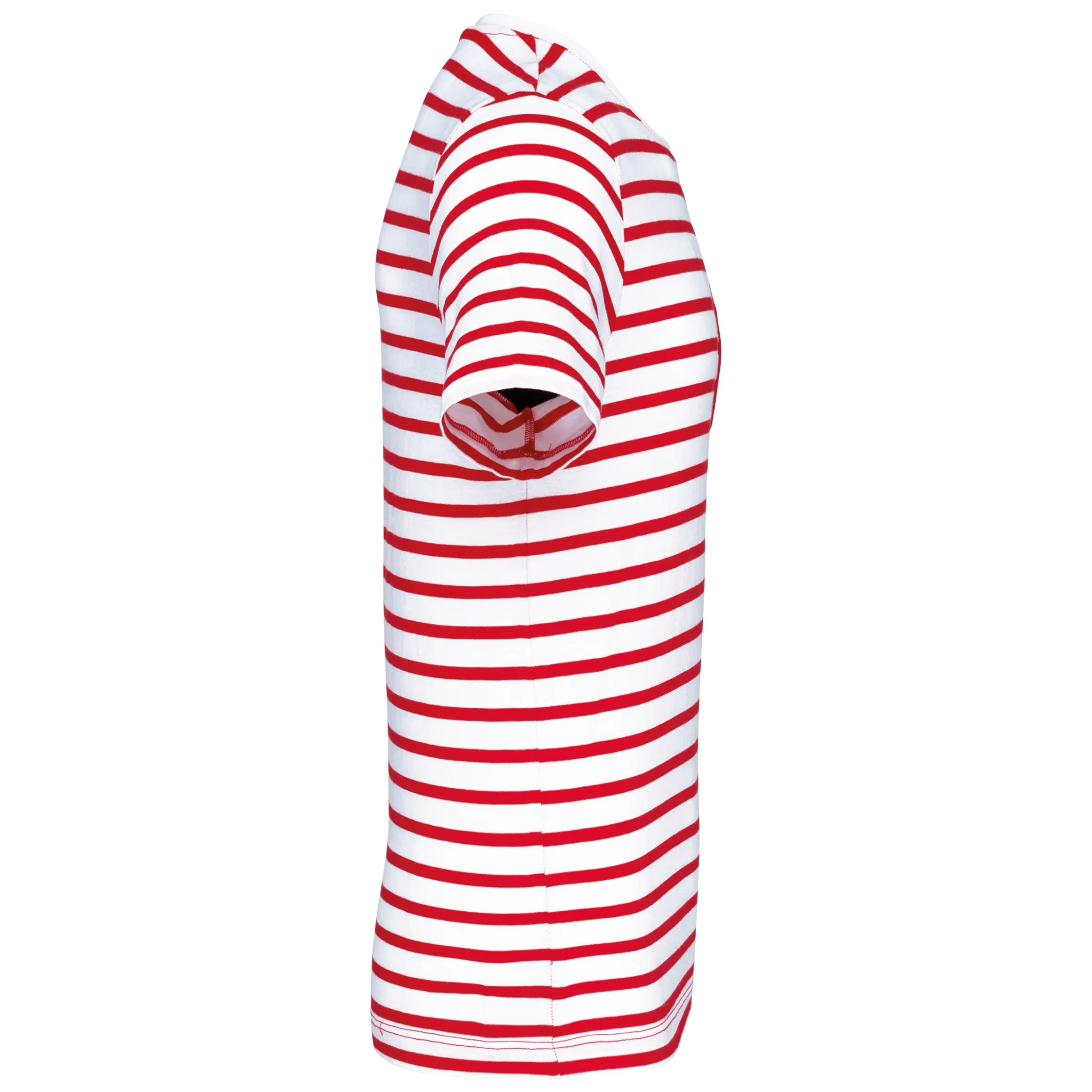 Camiseta Marinera a rayas con bolsillo manga corta