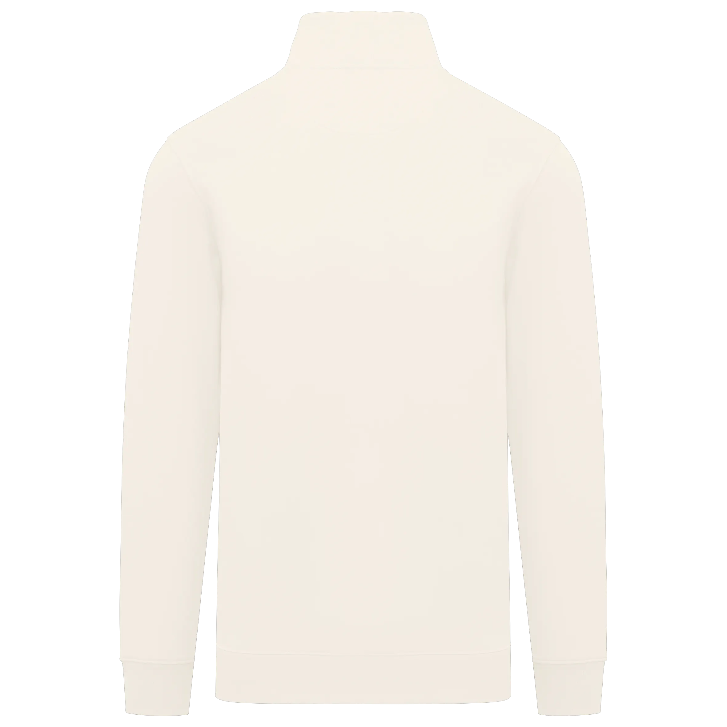Sudadera ecorresponsable de cuello alto con cremallera hombre
