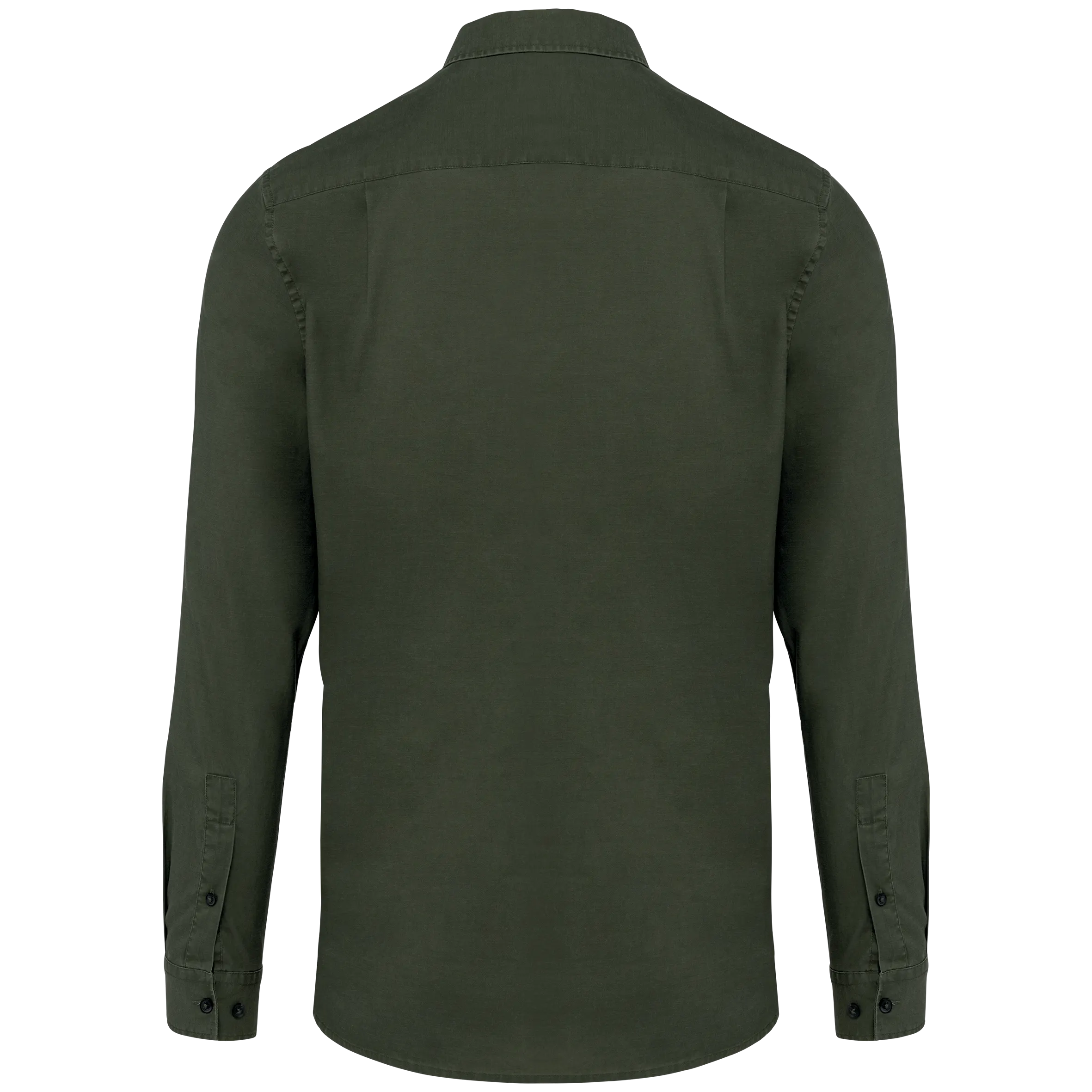 Camisa ecorresponsable de Lyocell y efecto lavado hombre