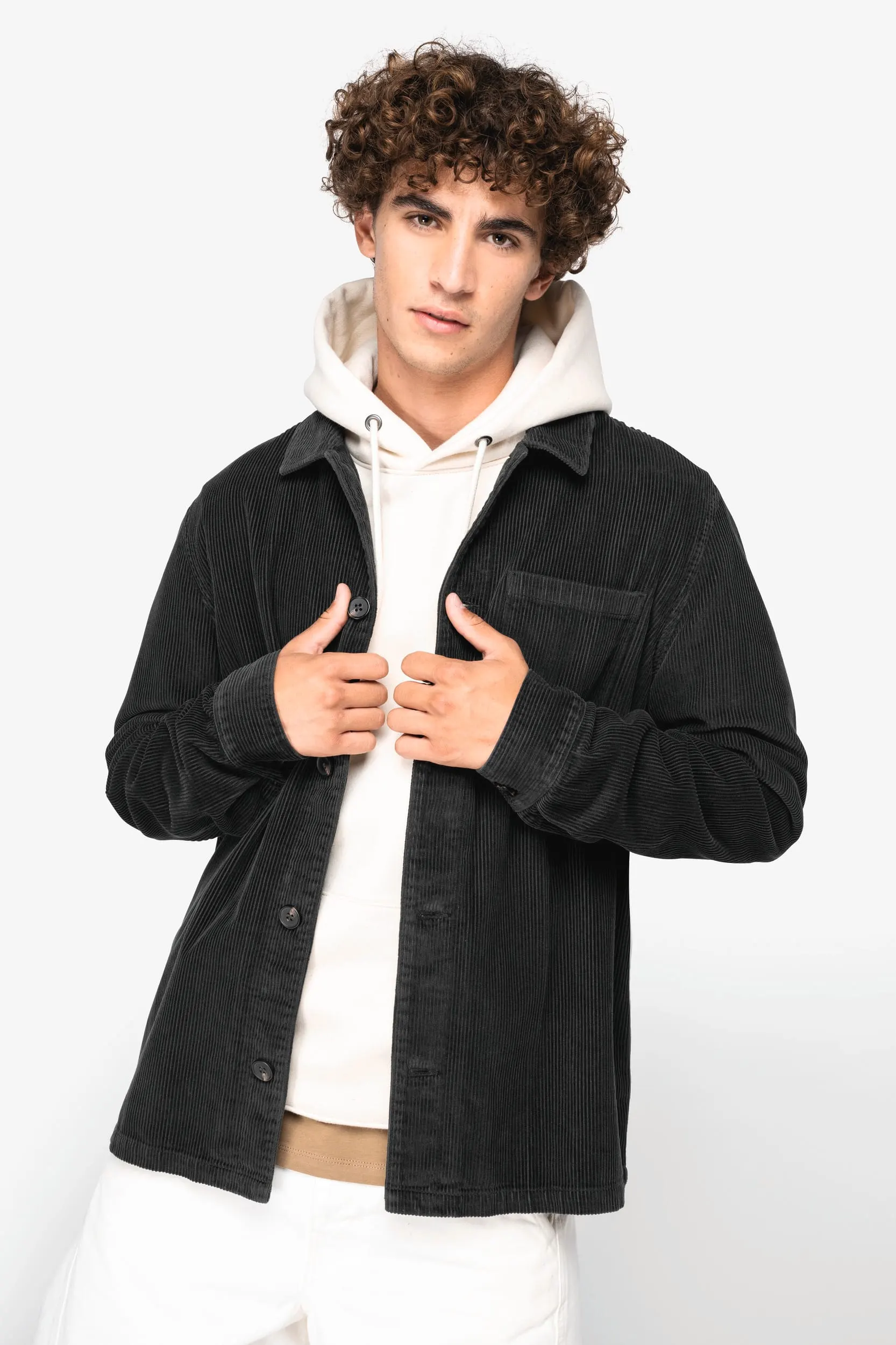 Chaqueta ecorresponsable de pana hombre