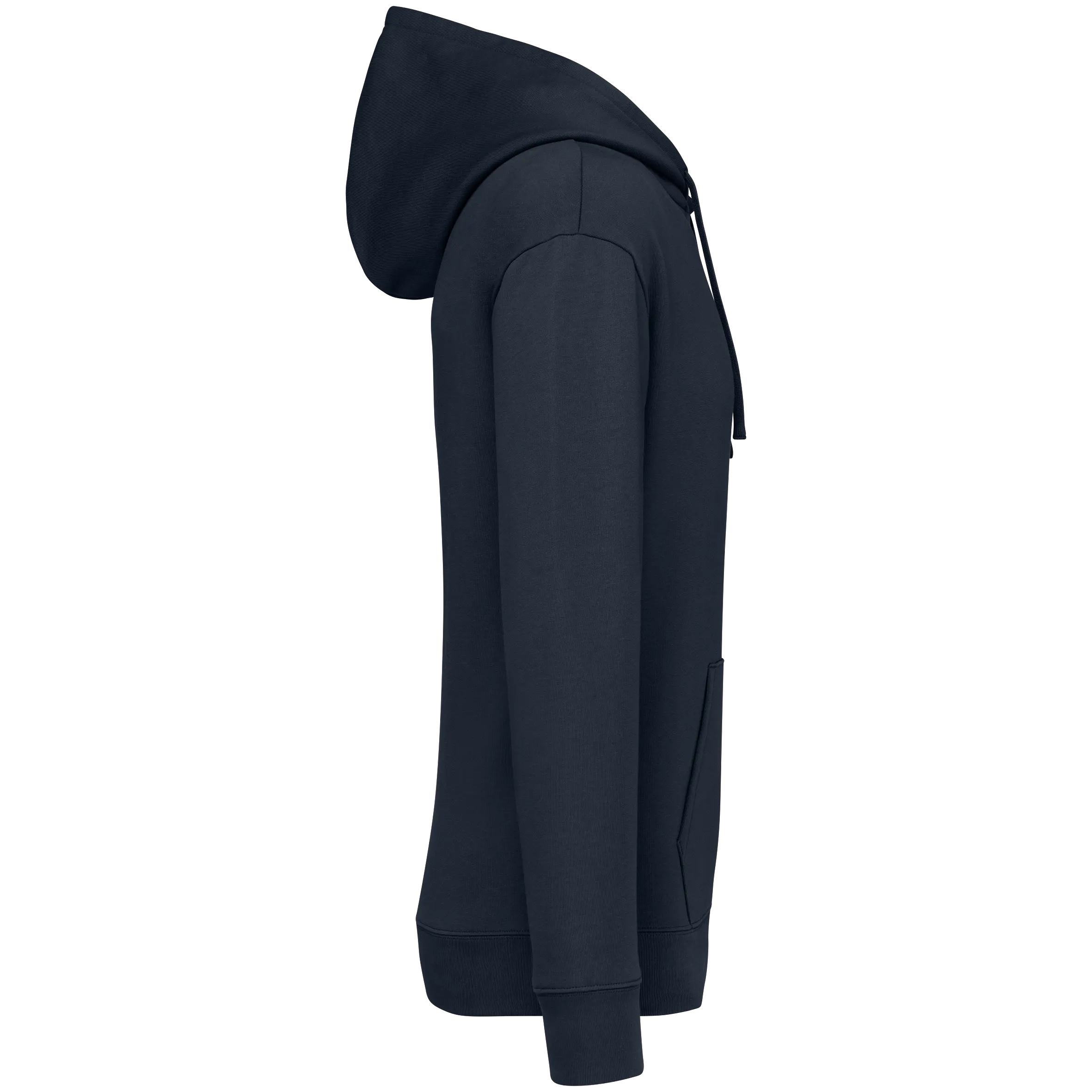 Sudadera ecorresponsable con capucha y hombros caídos felpa perchada unisex