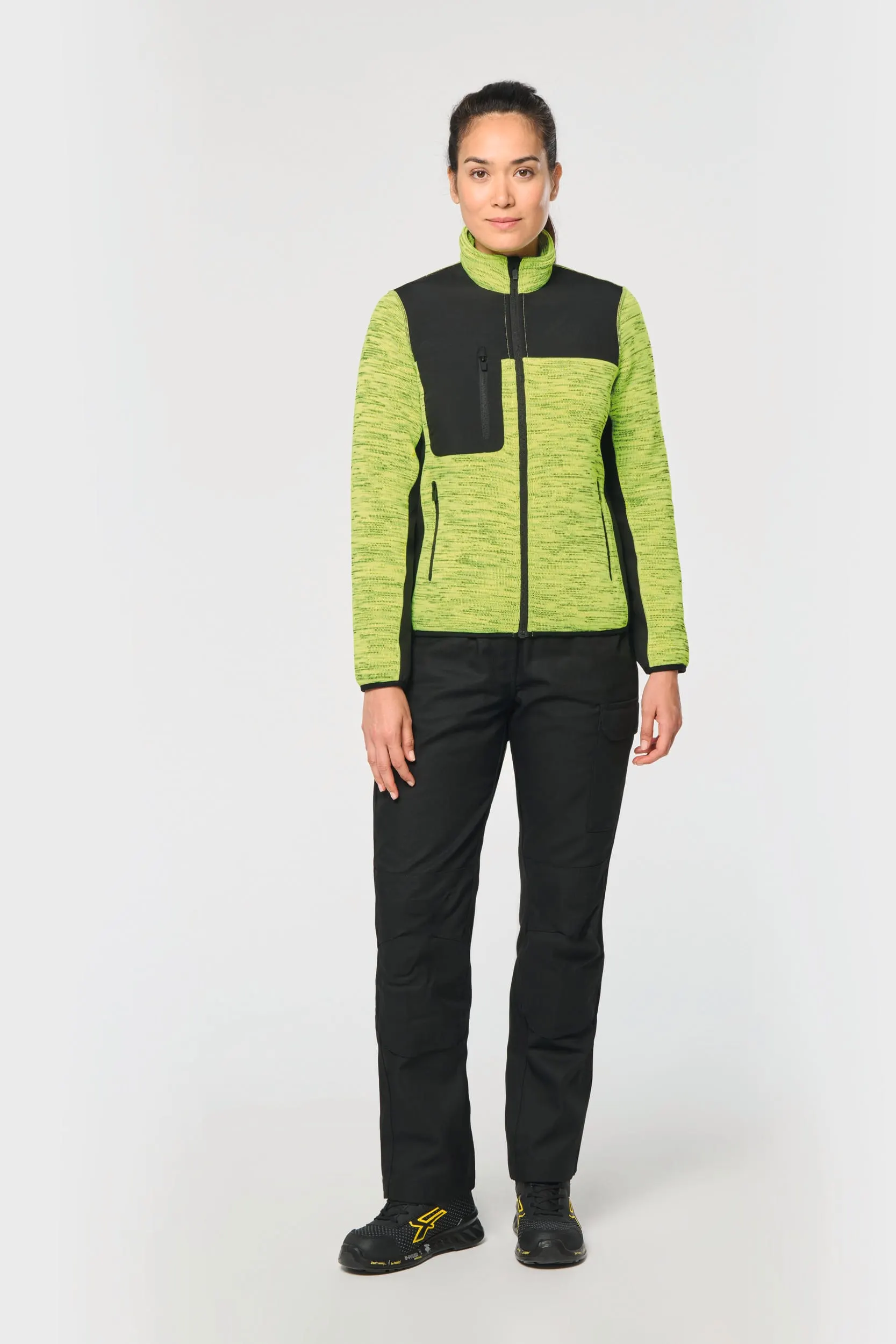 Chaqueta polytricot reciclada mujer