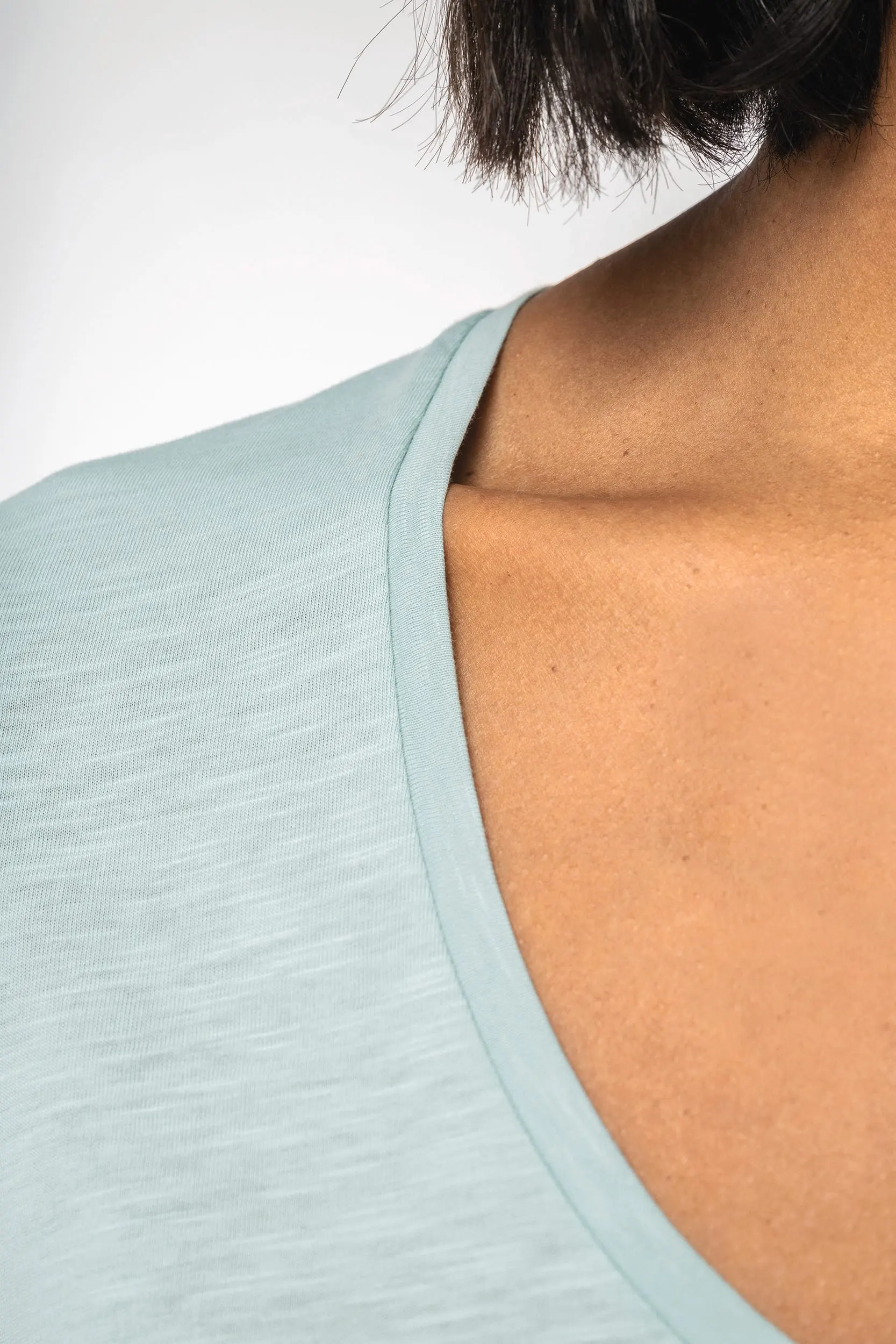 Camiseta ecorresponsable slub mujer