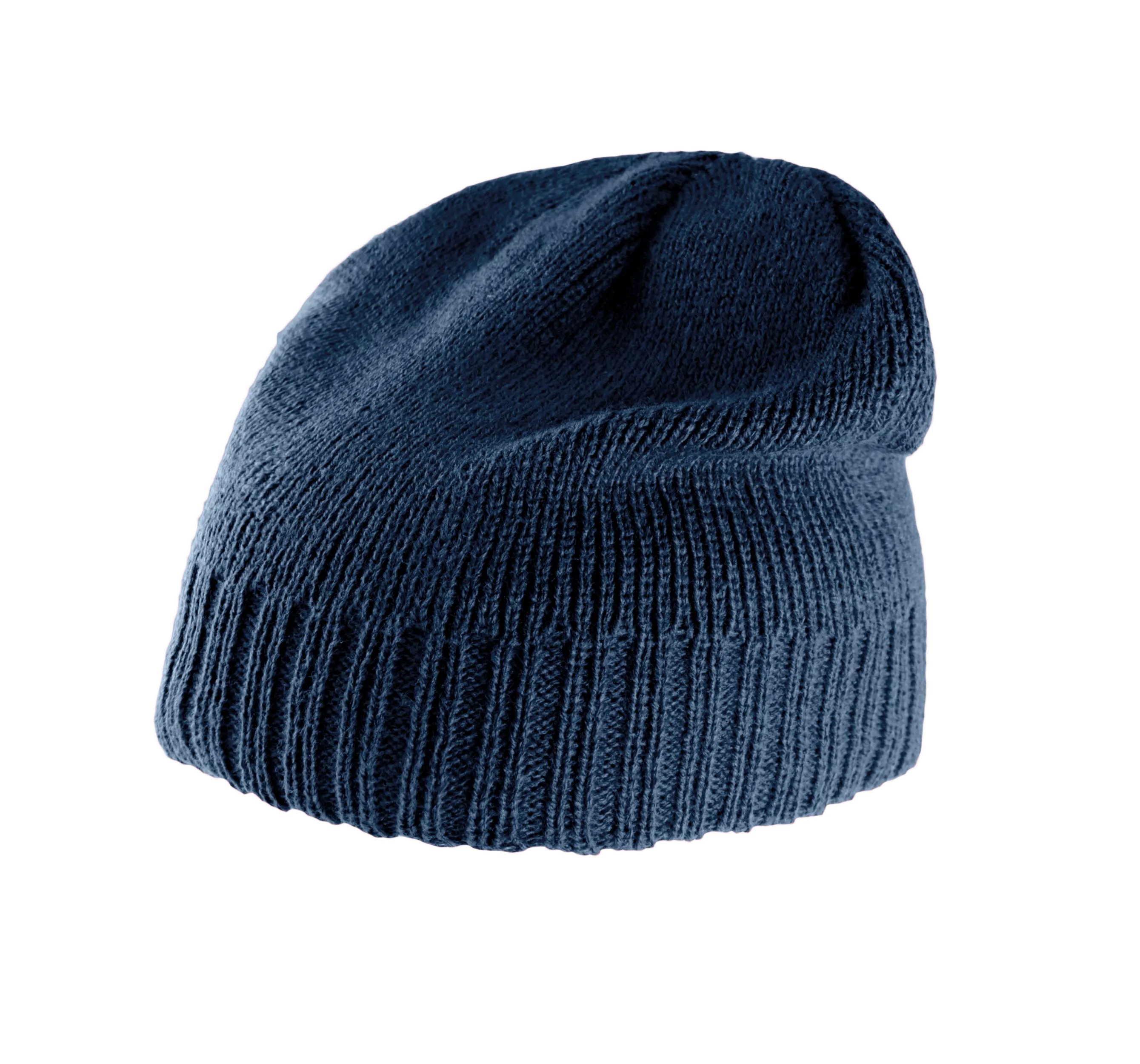 Gorro con borde acanalado