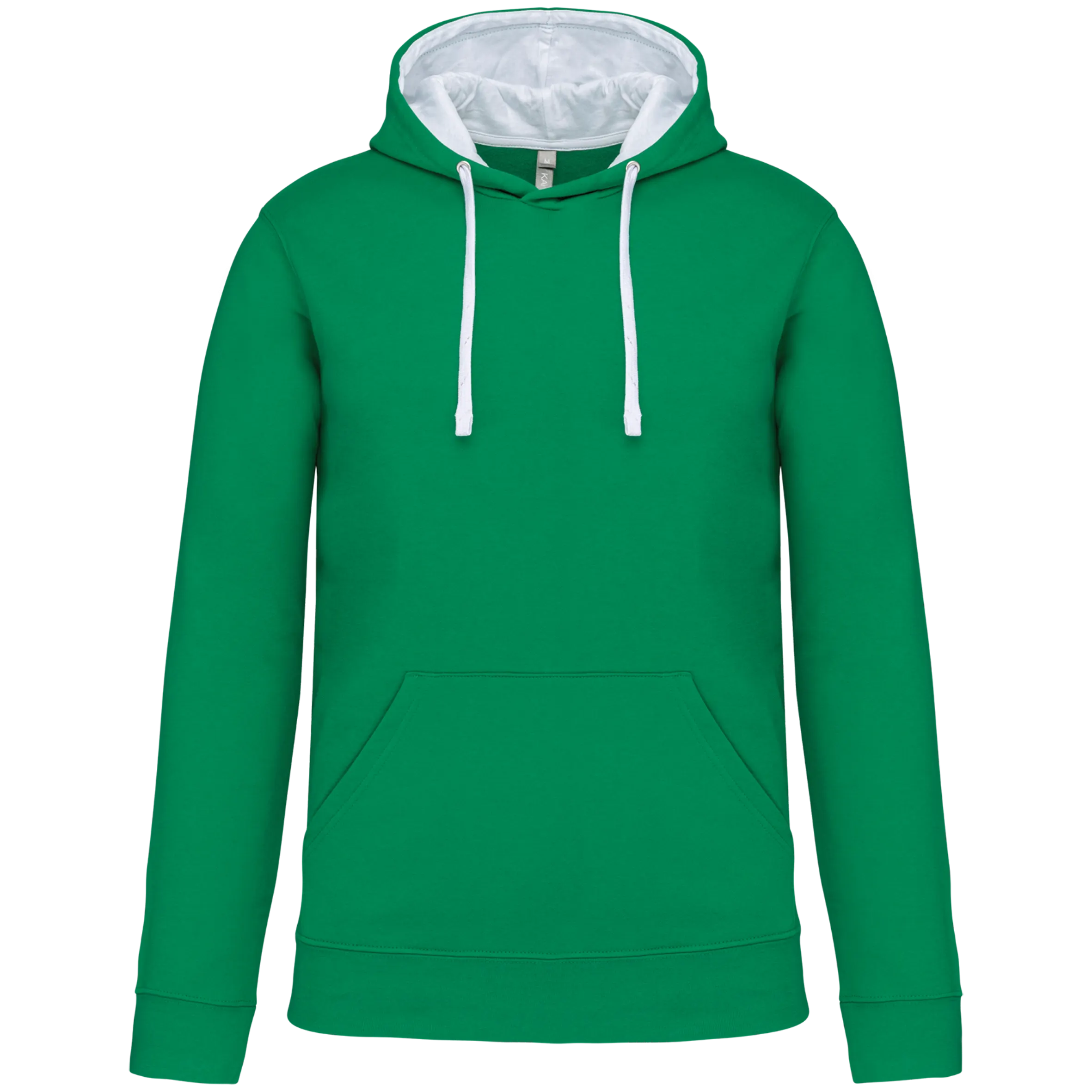Sudadera capucha contrastada hombre