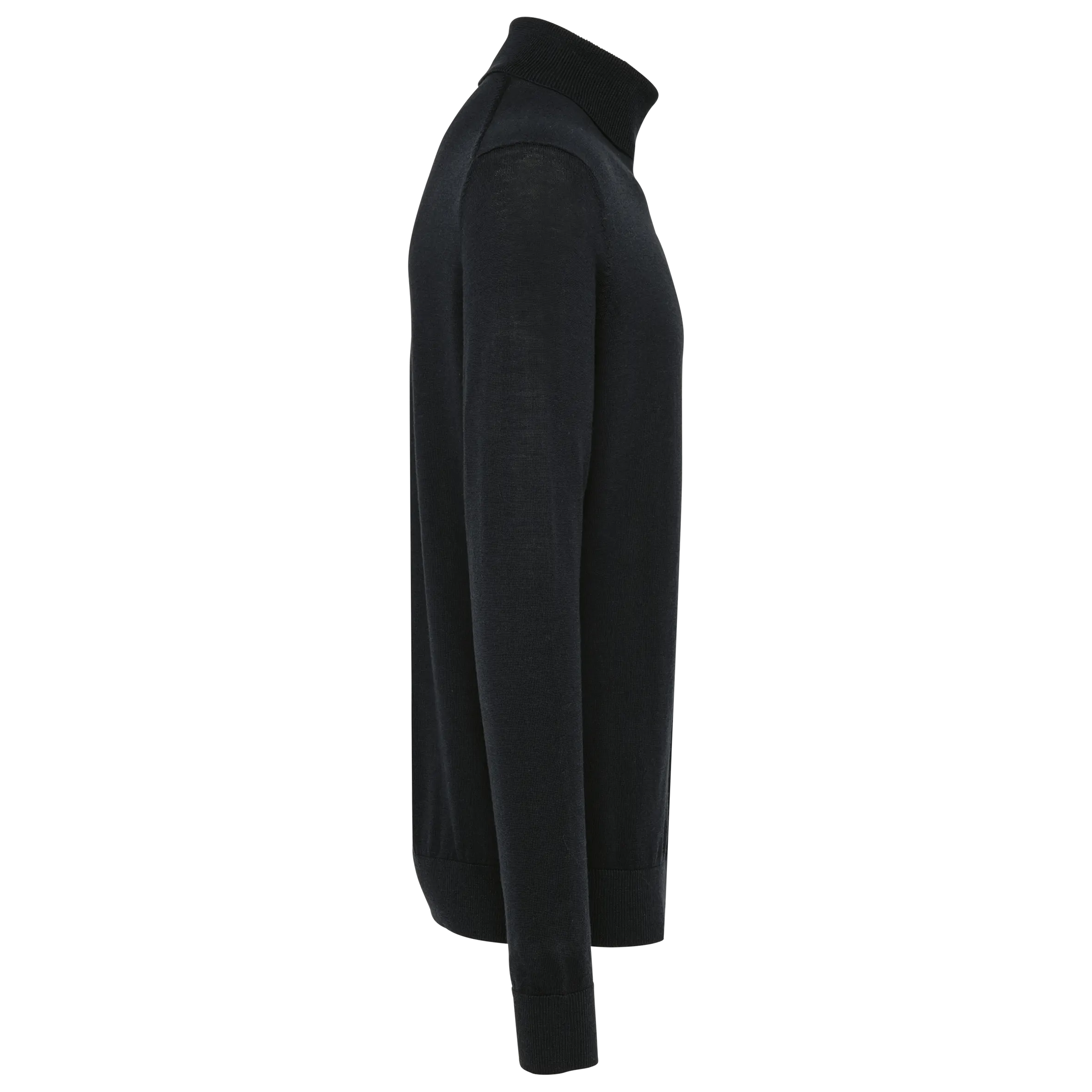 Jersey lana merina cuello vuelto hombre