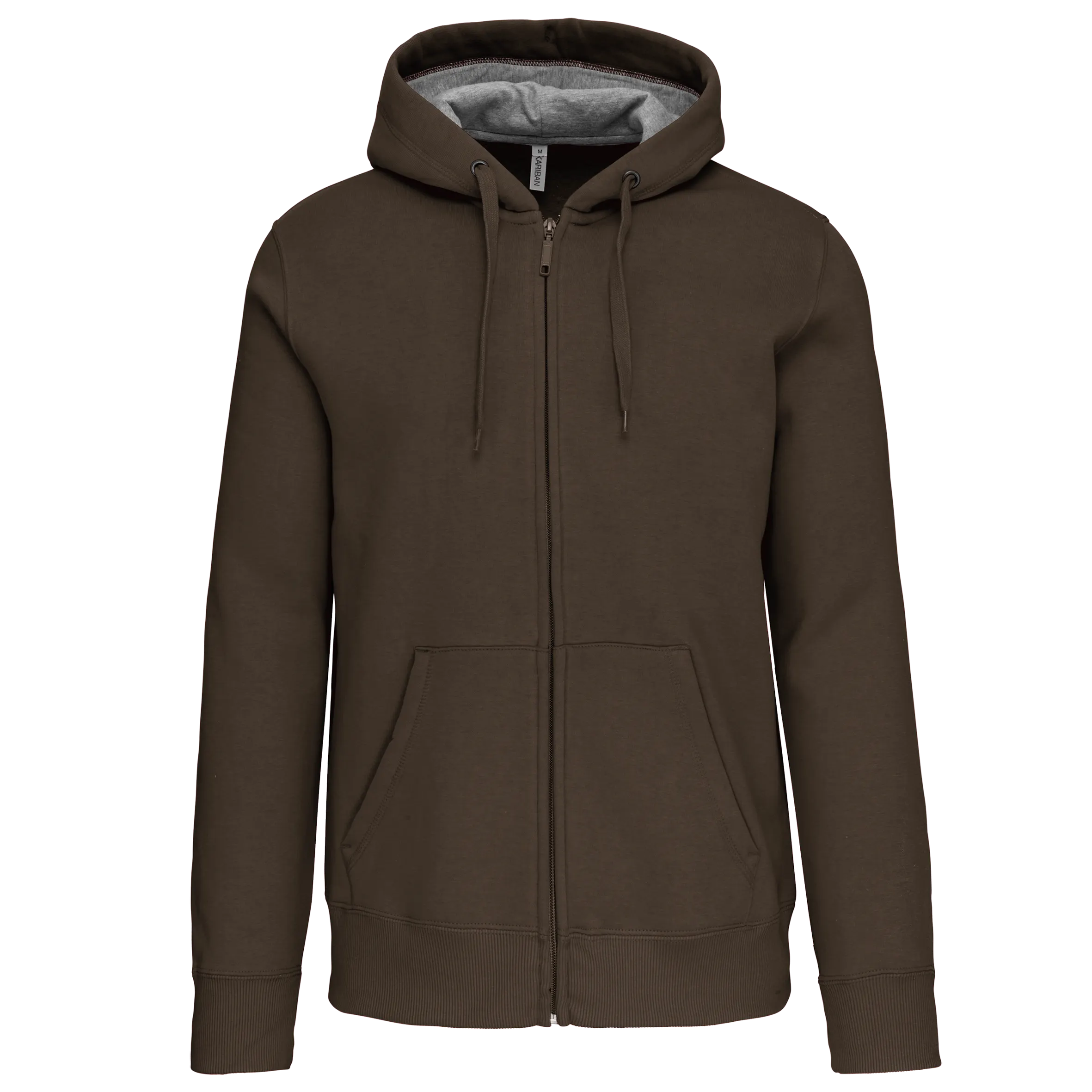 Sudadera capucha y cremallera