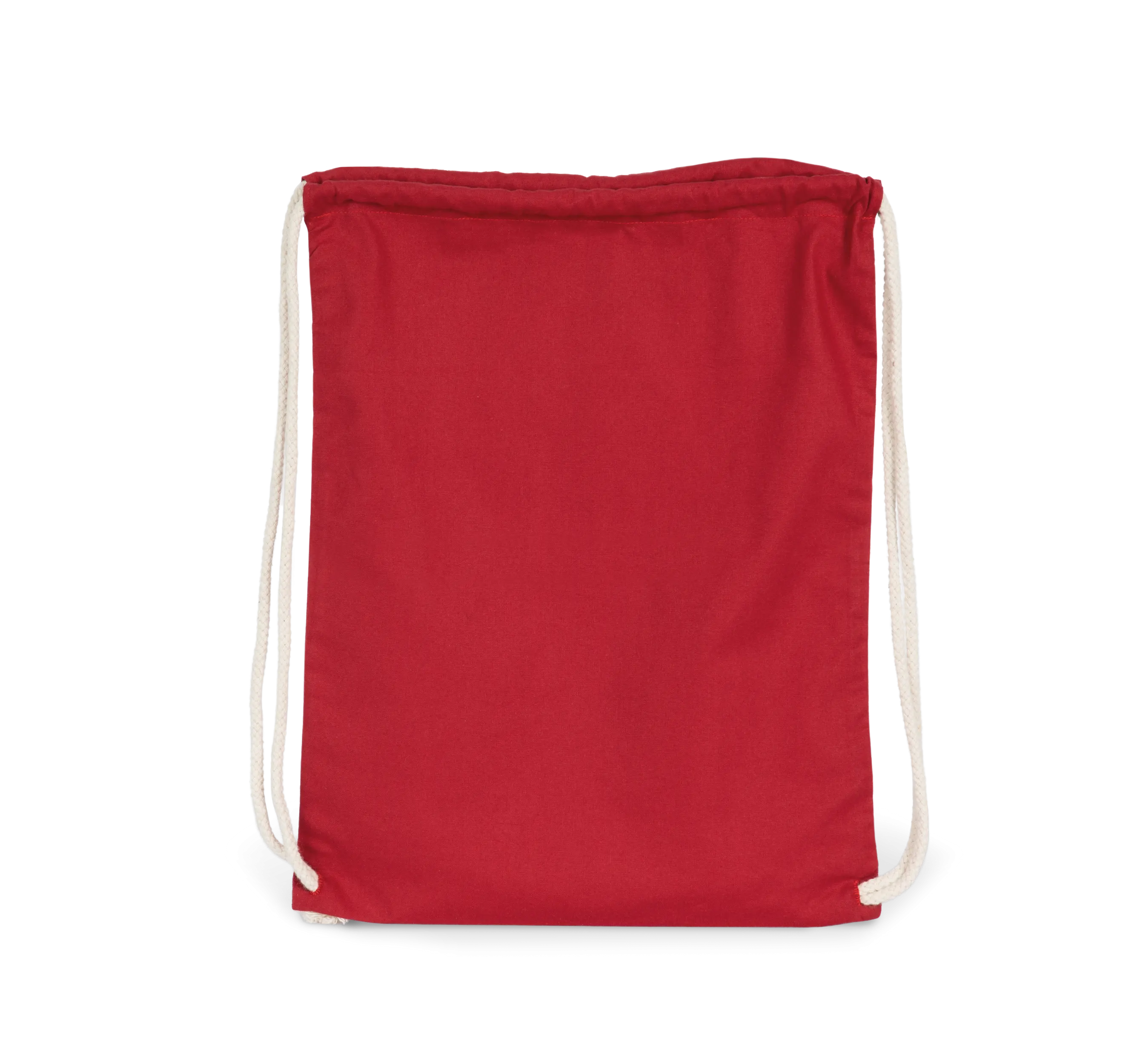 Mochila de algodón orgánico con cordones
