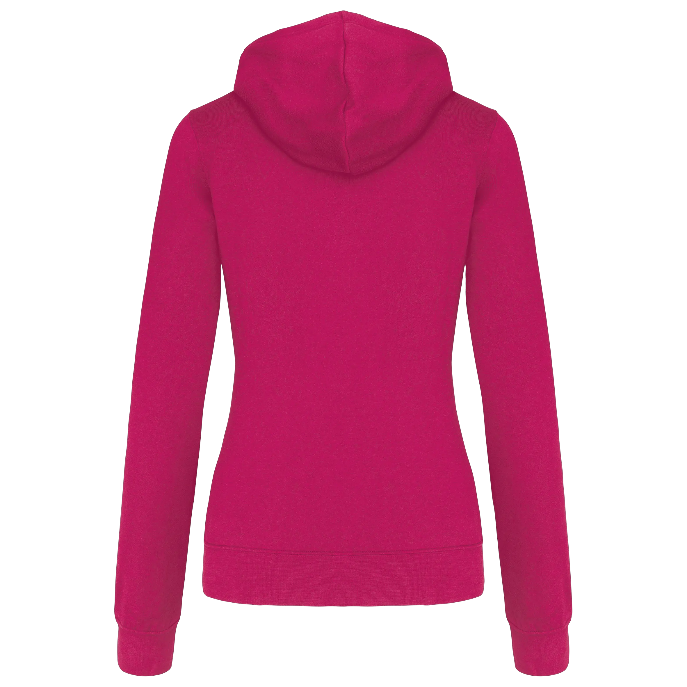 Sudadera capucha contrastada mujer