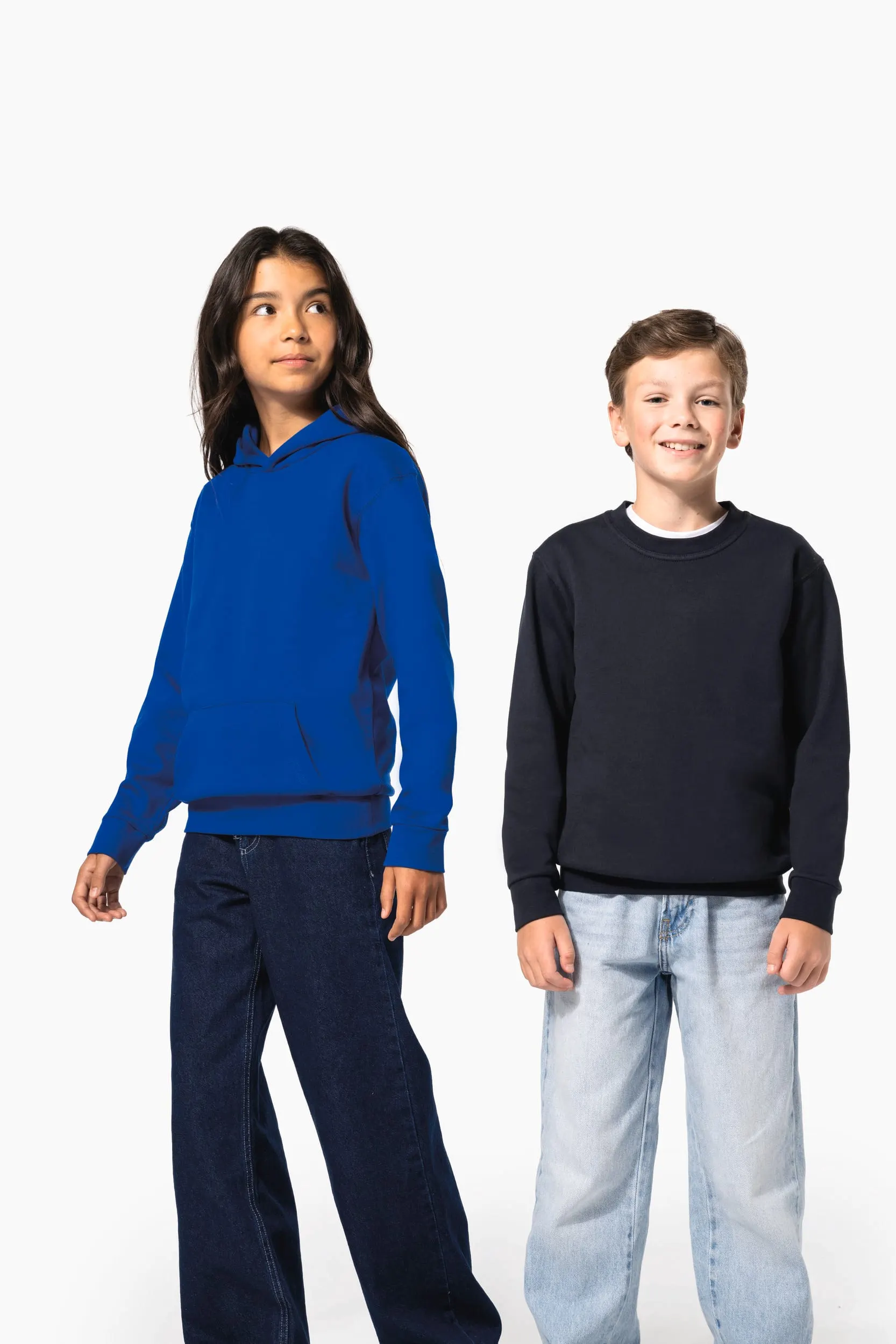 Sudadera reciclada con capucha infantil