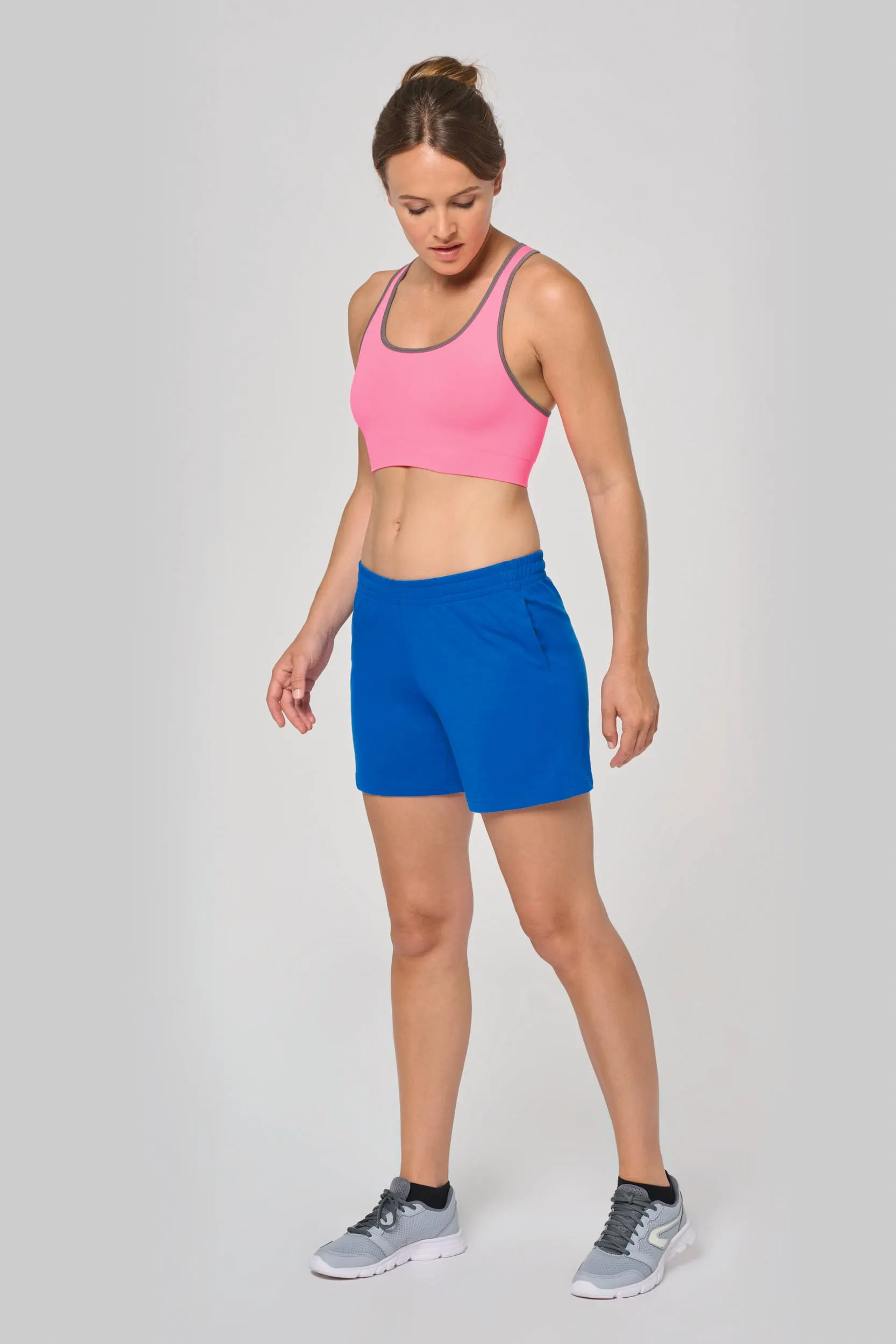 Short de punto jersey deportivo mujer