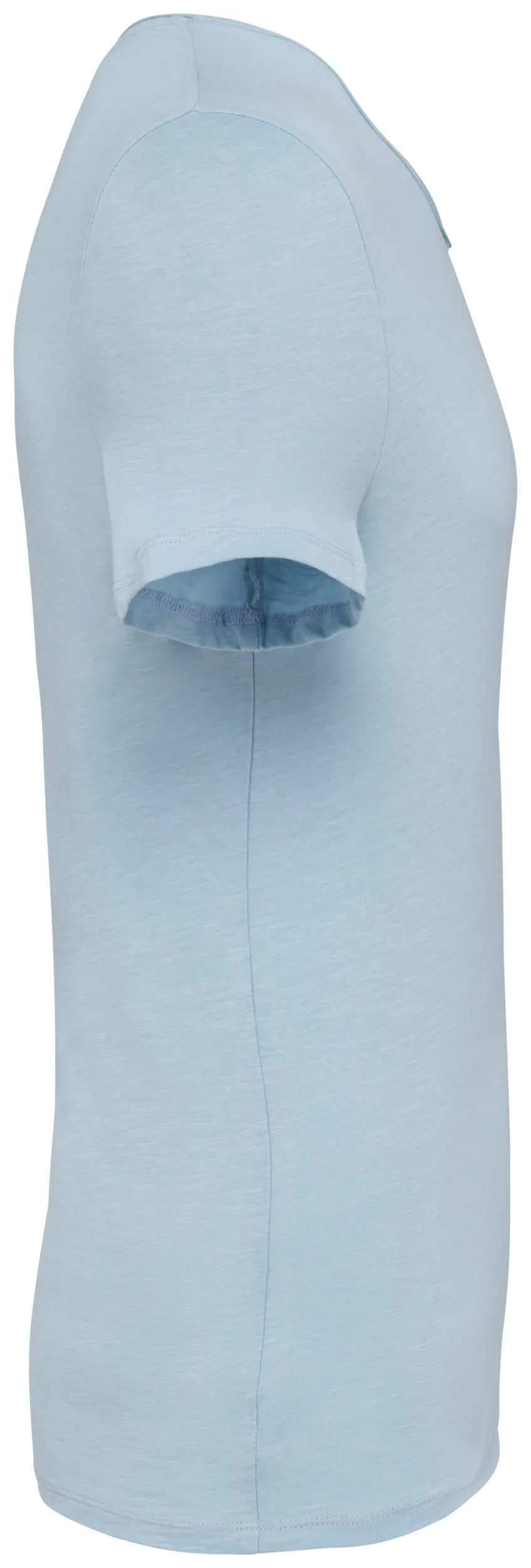 Camiseta ecorresponsable slub con bordes sin rematar hombre