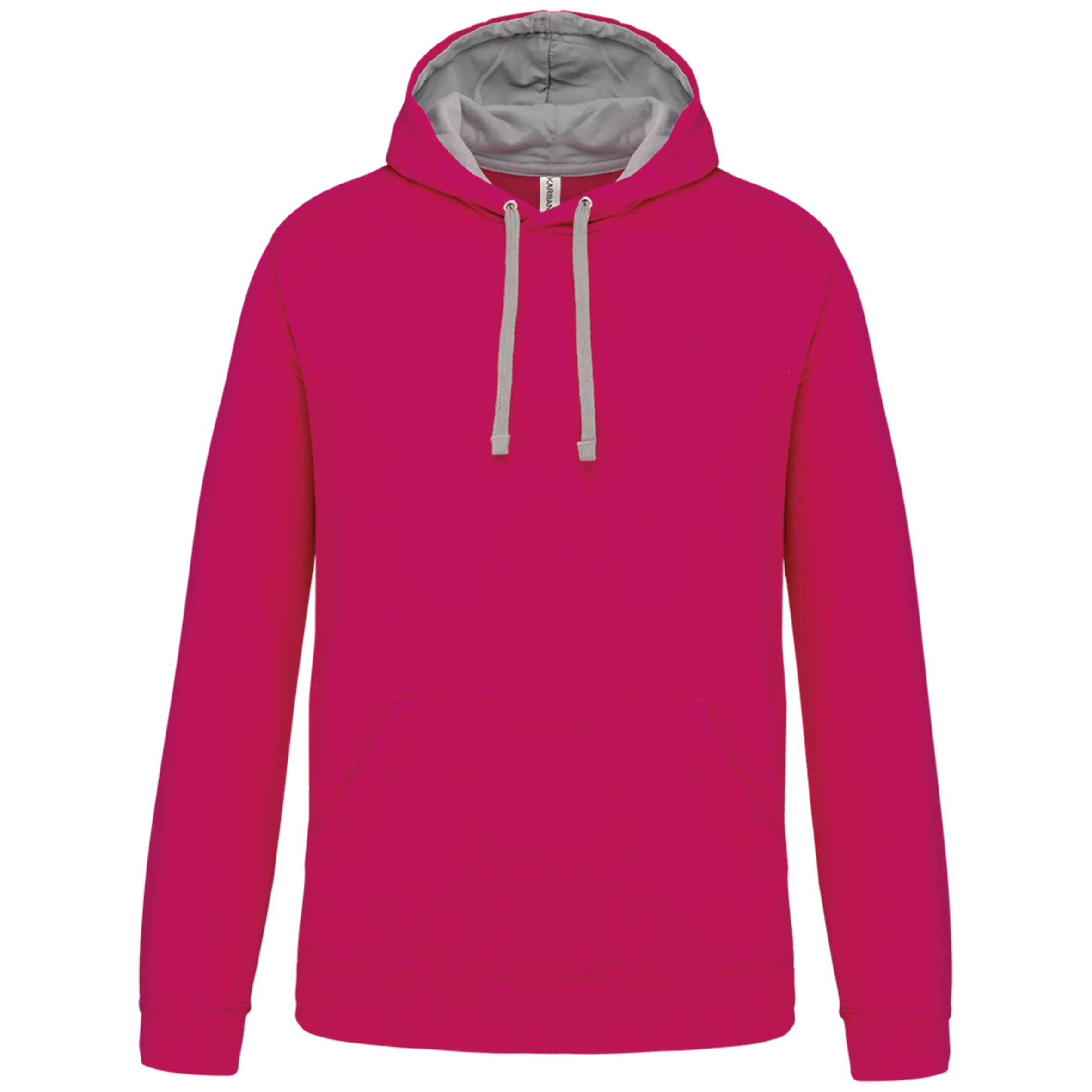 Sudadera capucha contrastada hombre