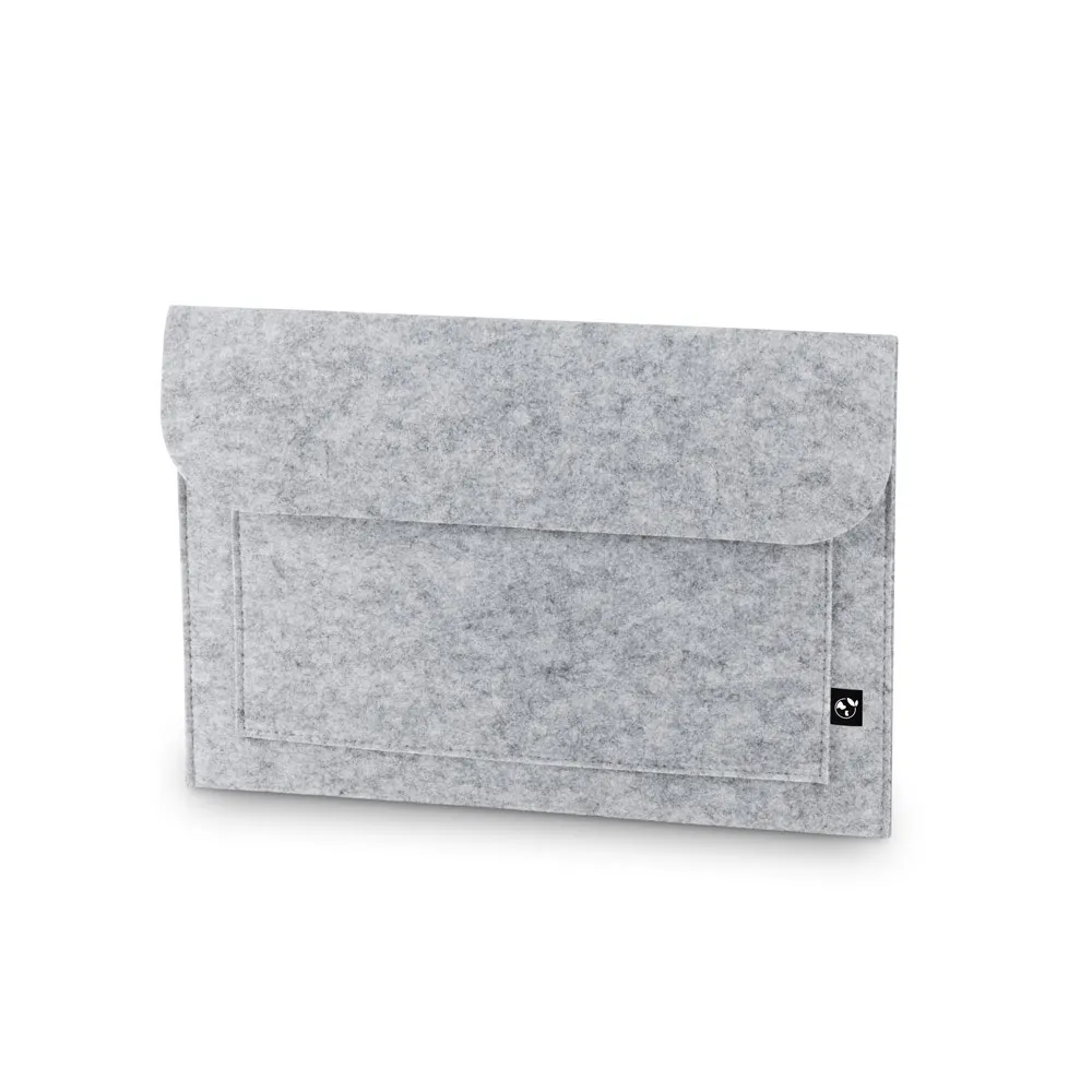 FELPY SLEEVE. Bolsa de fieltro reciclado (100% rPET) para portátil
