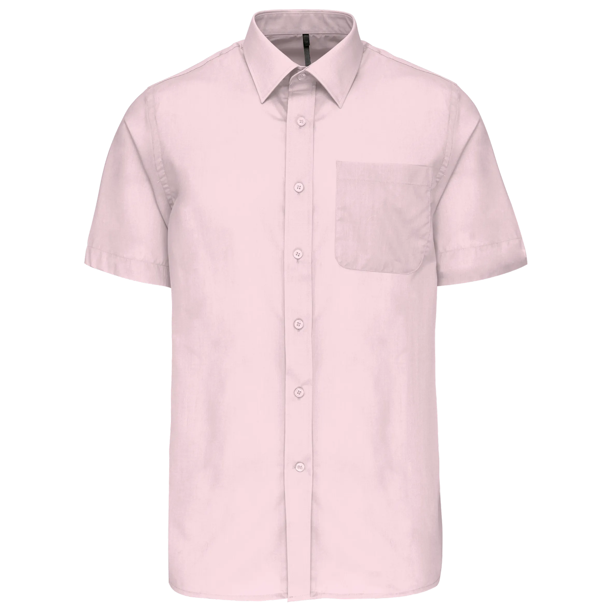 Camisa popelina de polialgodón manga corta de fácil cuidado hombre
